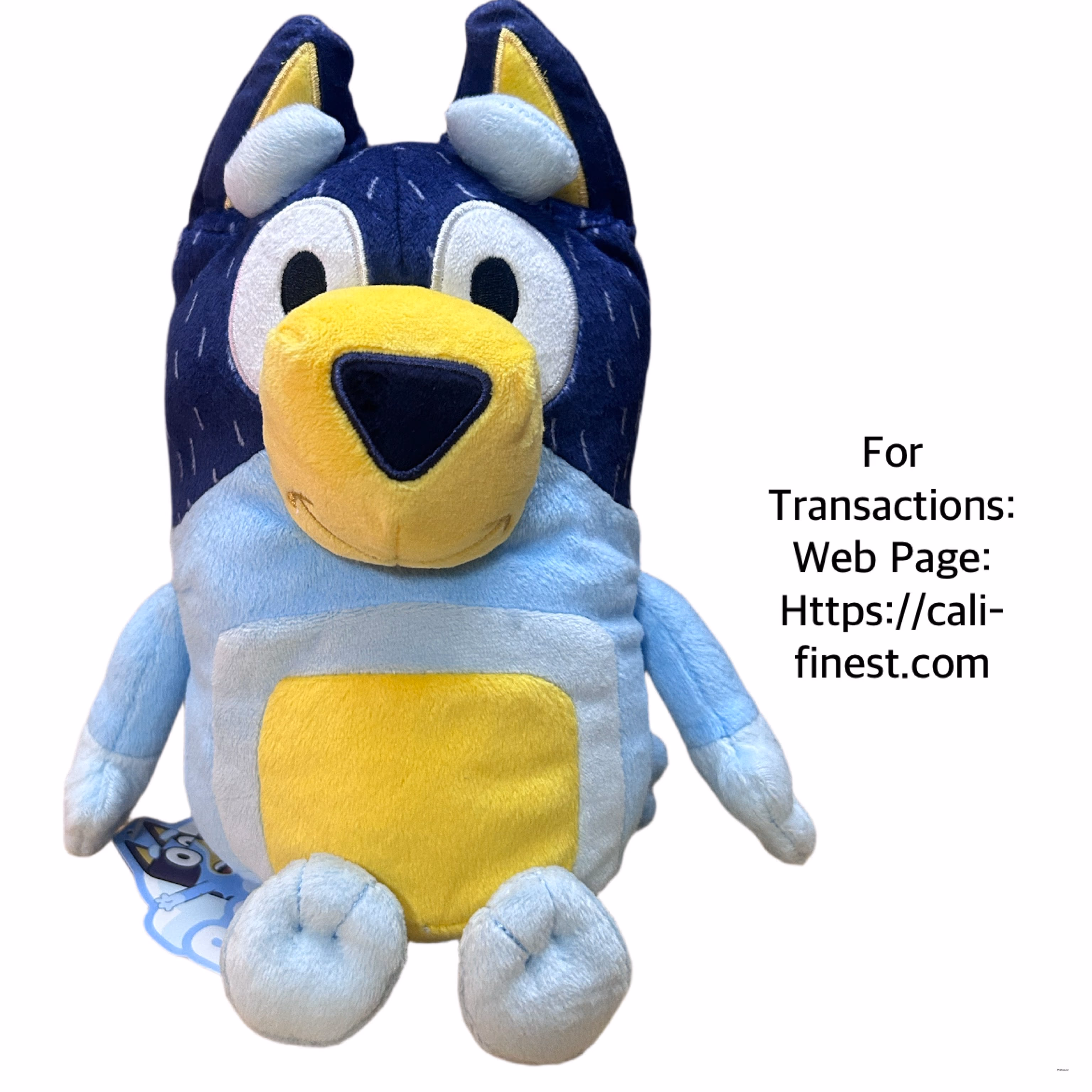 Brandnew Bluey Bandit Stuffed Plush Toy   CO#0082 