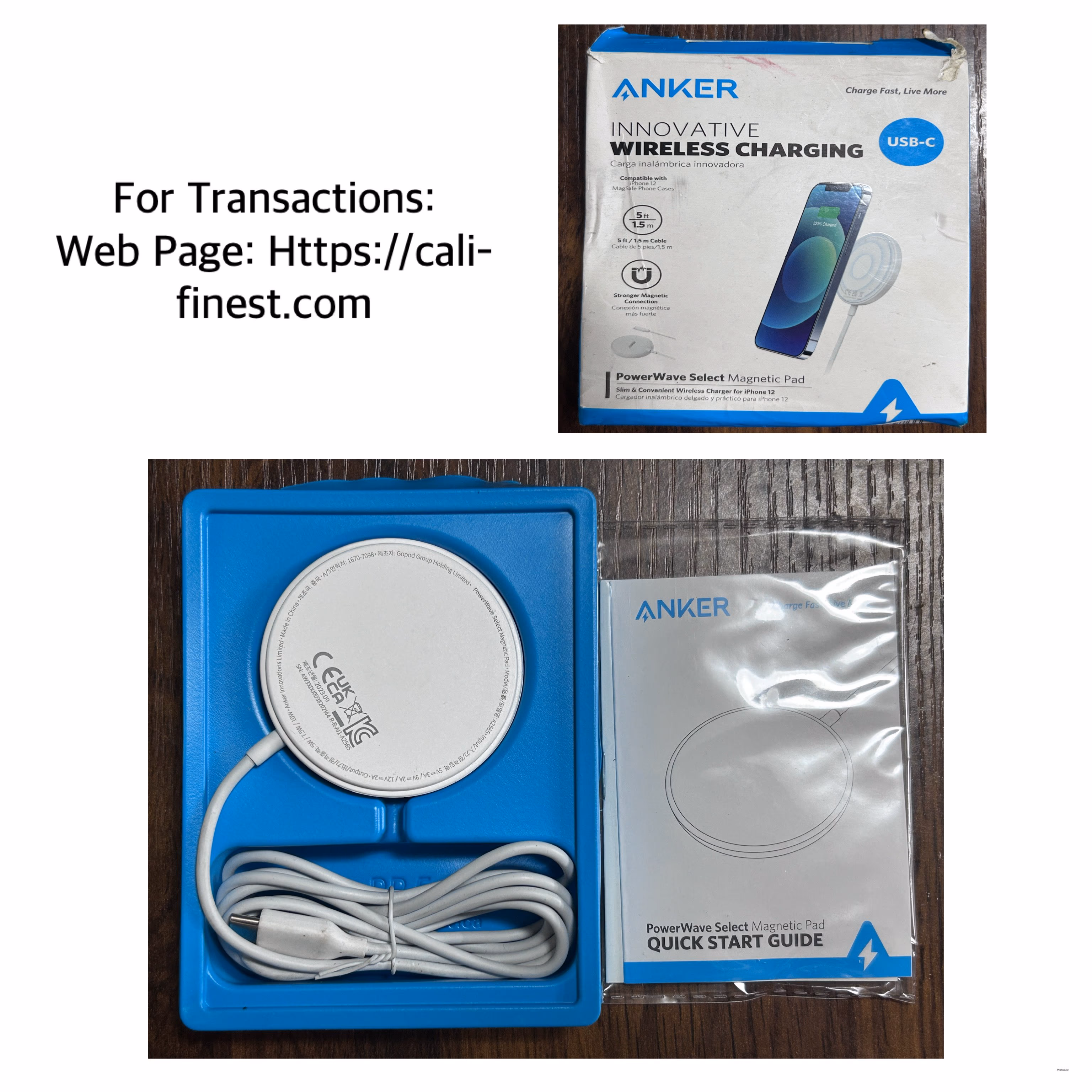 Anker Innovative Wireless Charging USB-C A2565  EL#611 