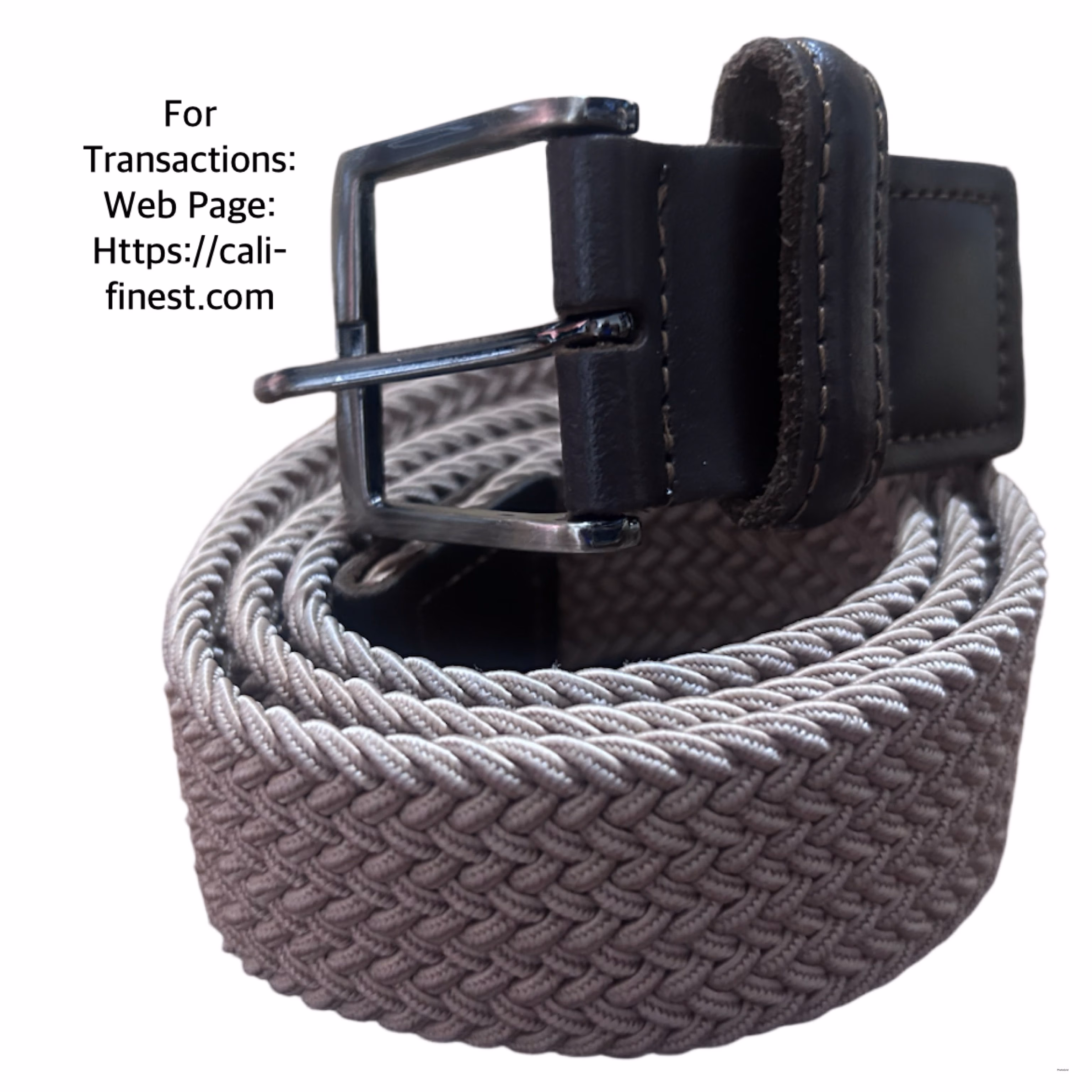 Woven Stretch Braided Belt For Men And Women   BE#0016