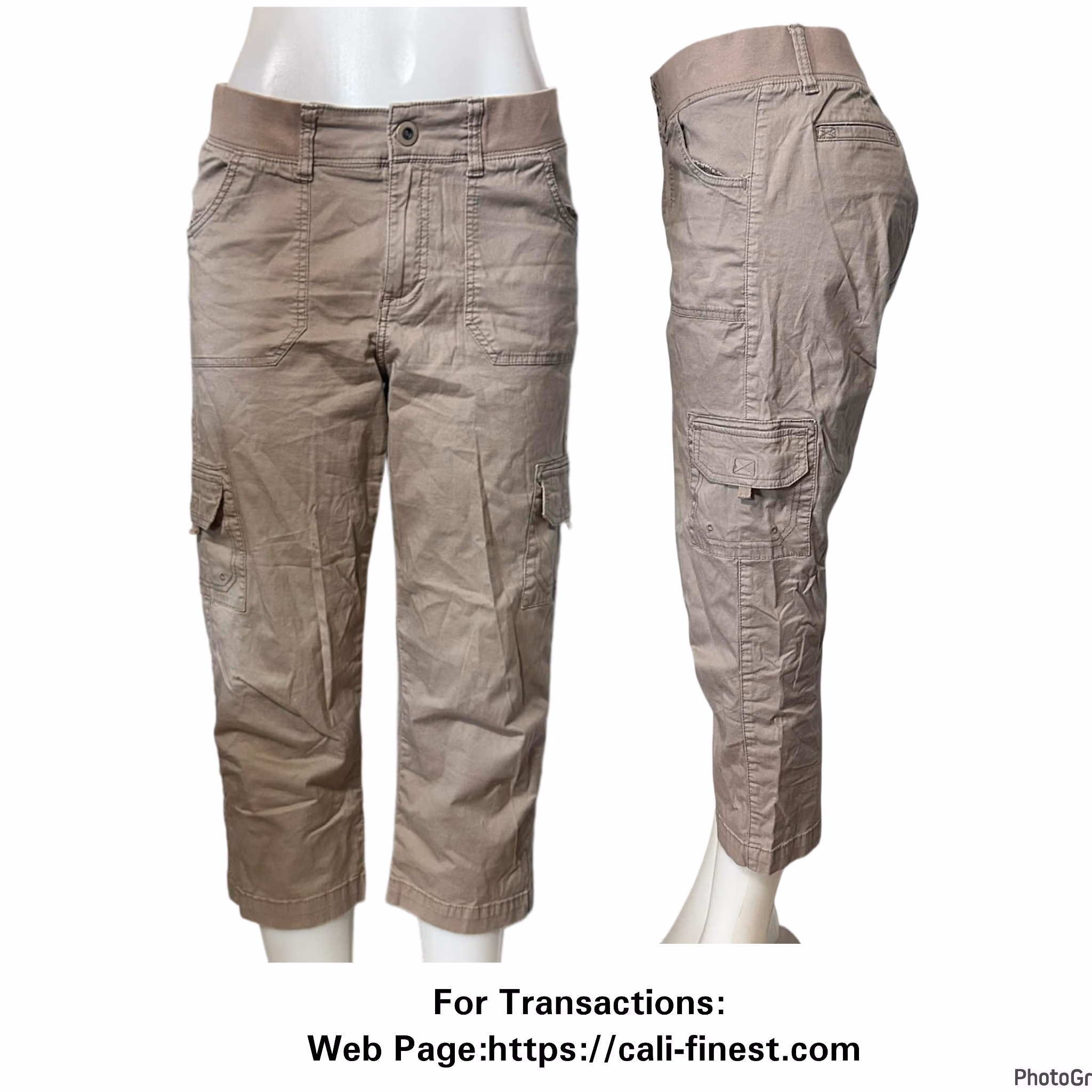 Lee Relaxed Fit Womens Cargo Pants Size Medium 