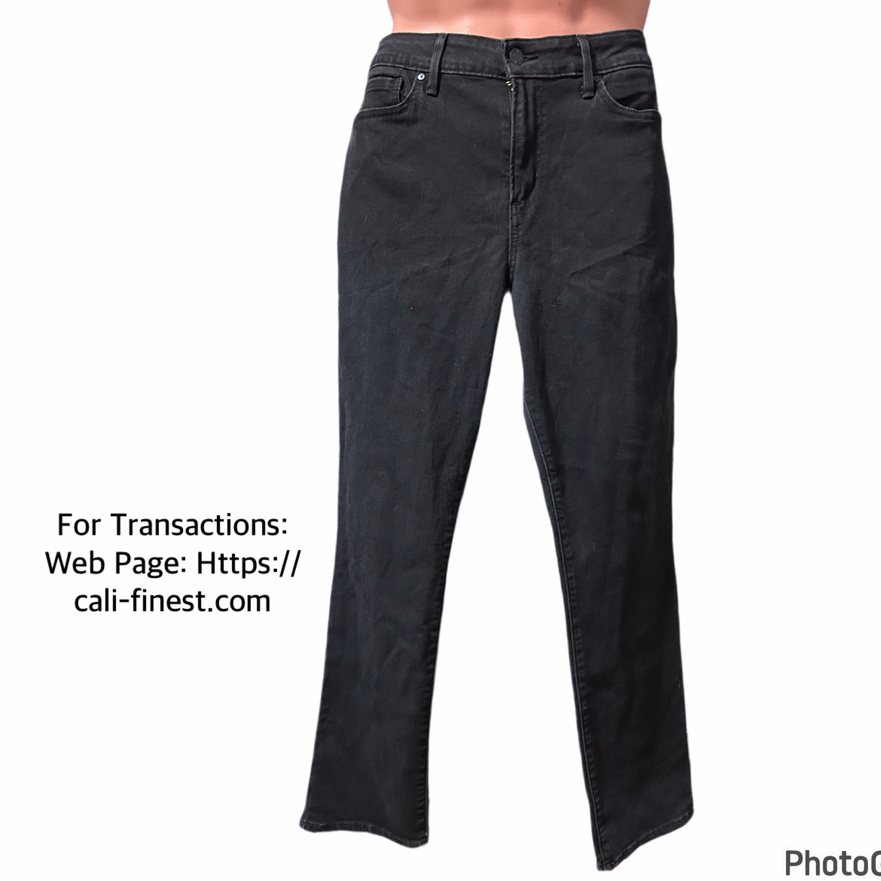 Denizen Levi’s Mens Pants Black Mid Rise Slim 34x30 