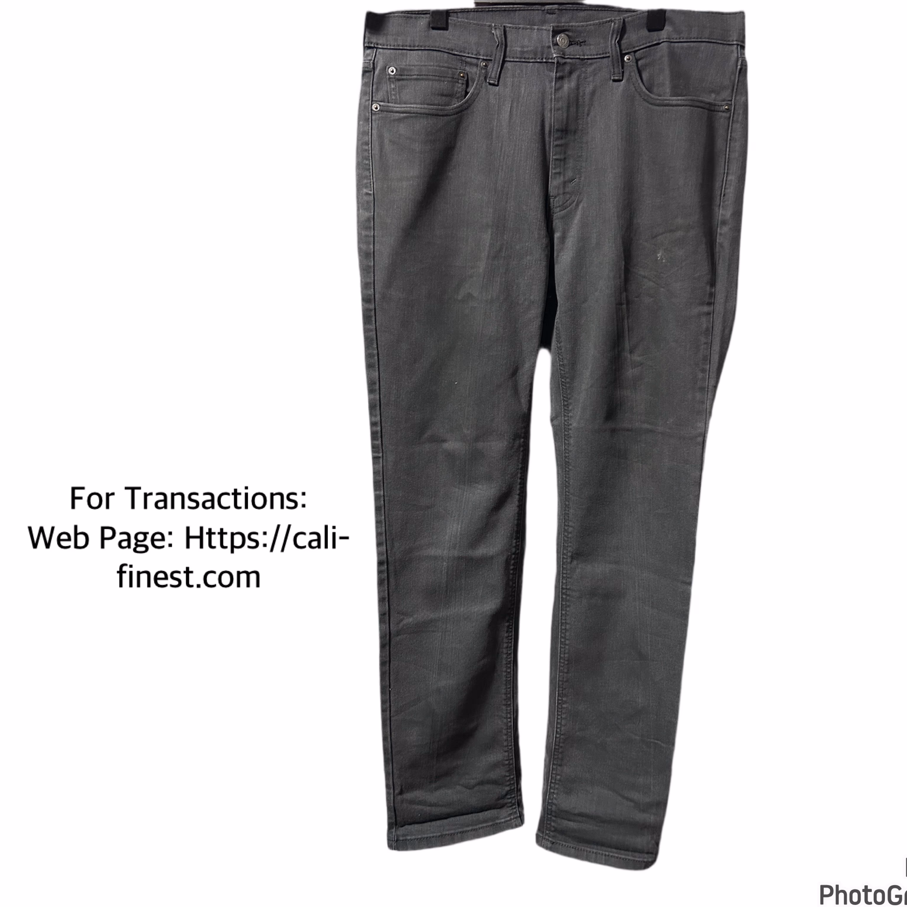 Levi’s Strauss 514 Black Pants for Men W36-L34