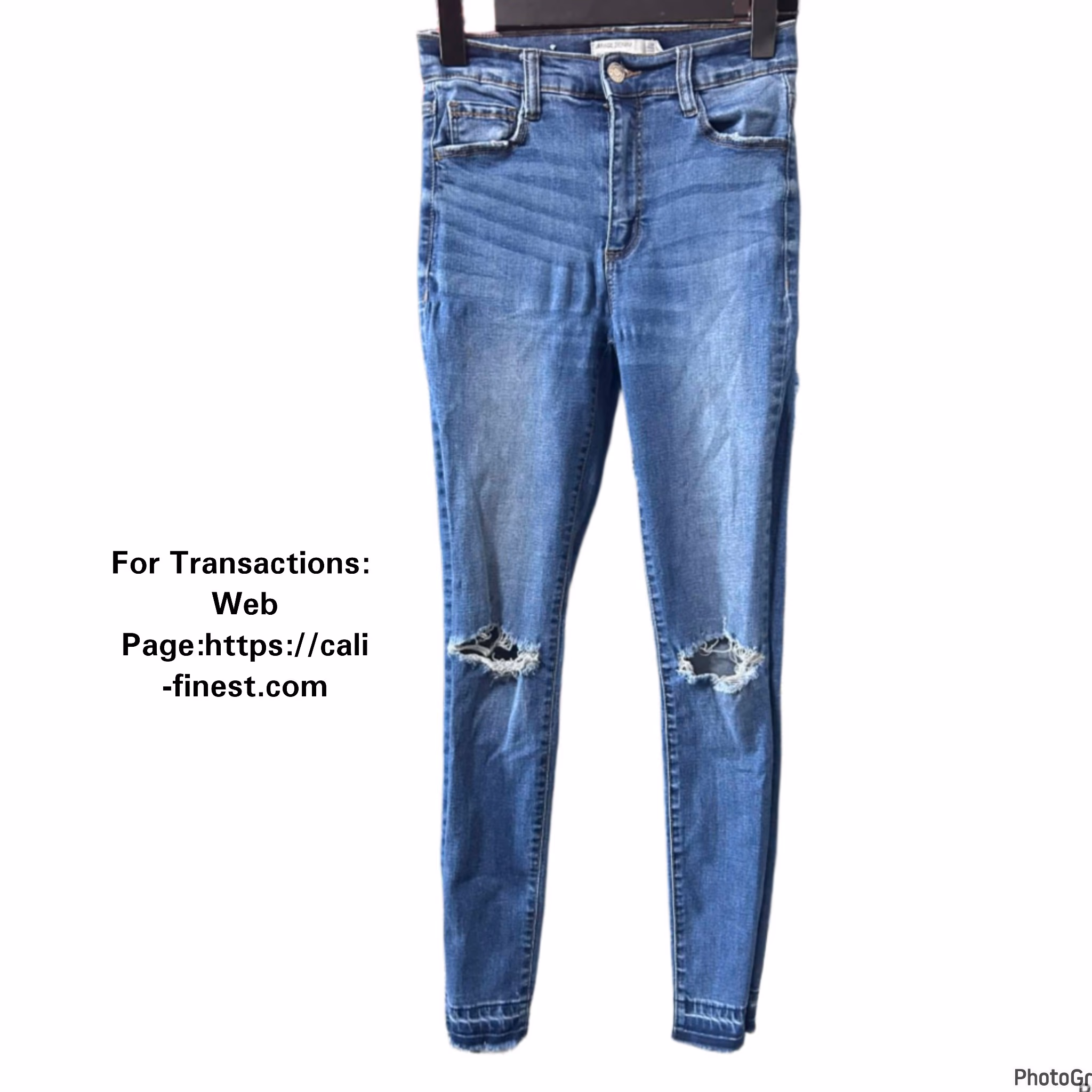 Garage Denim High Rise Jeans for kids-Size 27