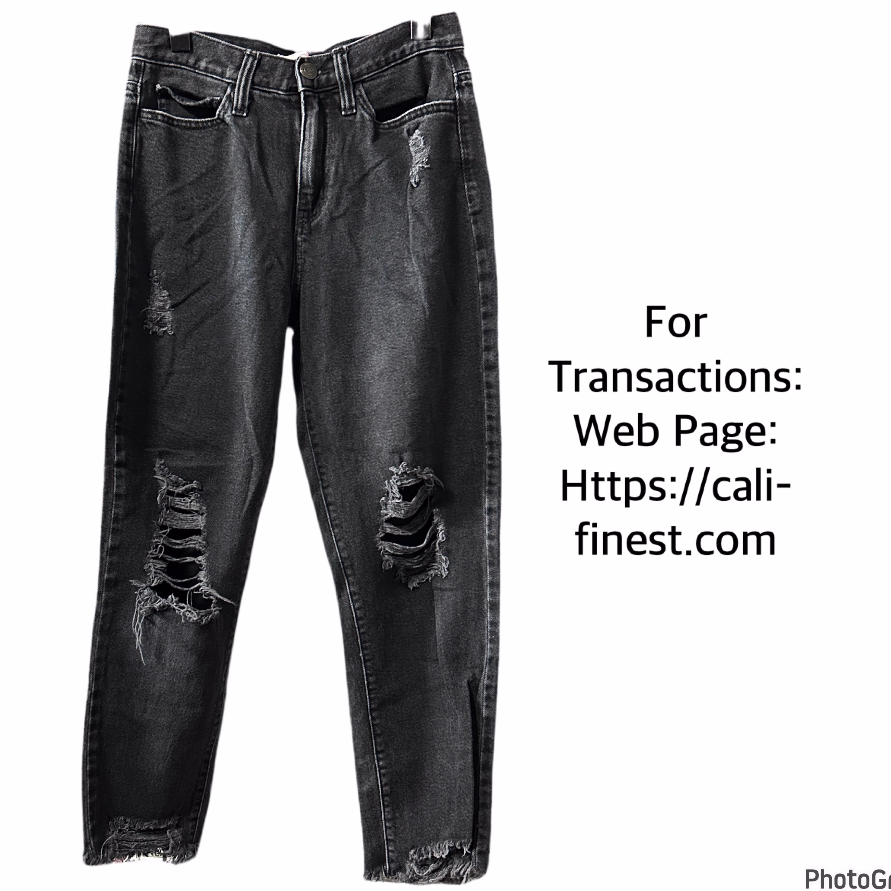 So High Rise Mom Jeans 7/28W  B#00132