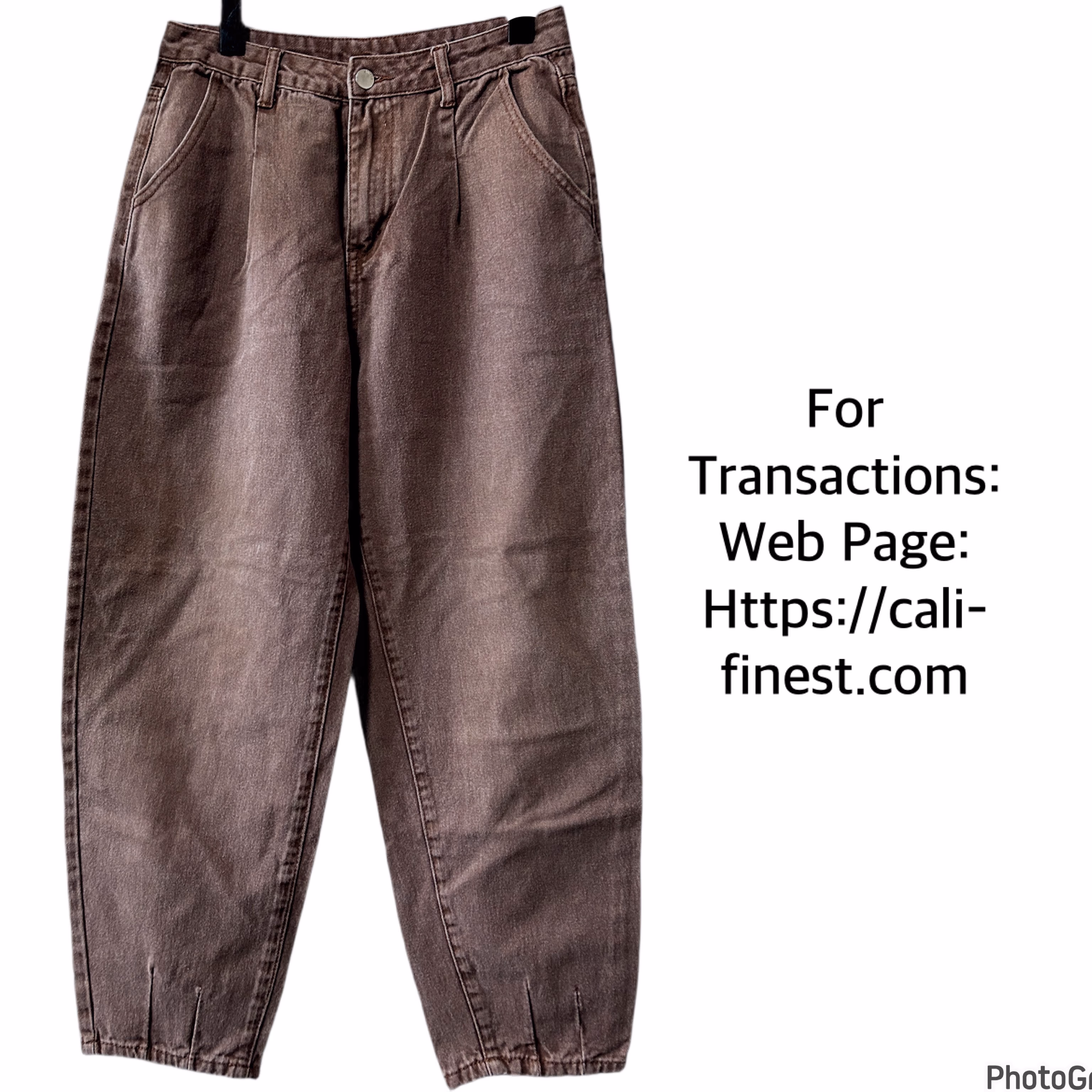 SHEIN Brown Jeans For Women  - Size M  B#00133