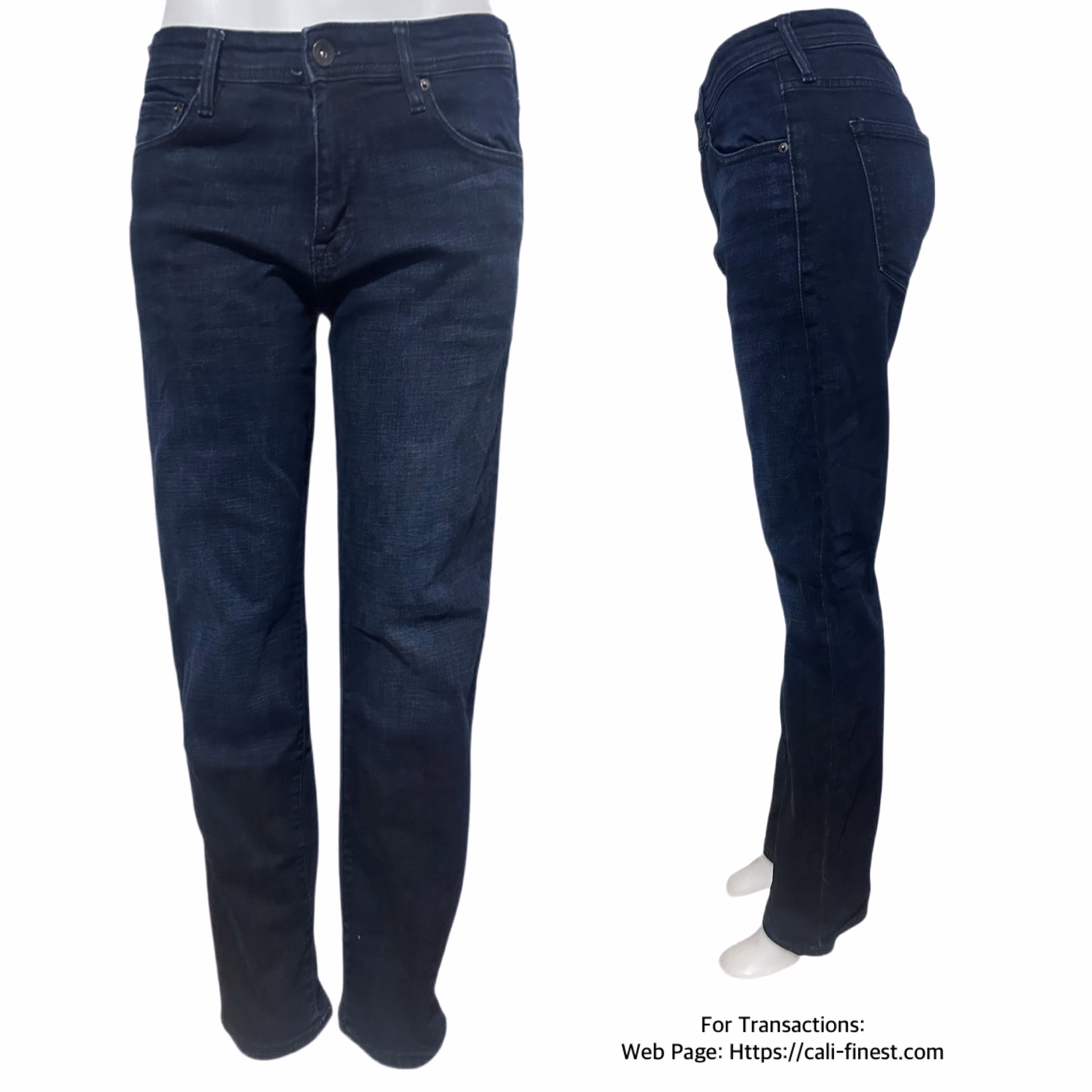 Chaps Jeans Slim Straight Dark Wash 32x32