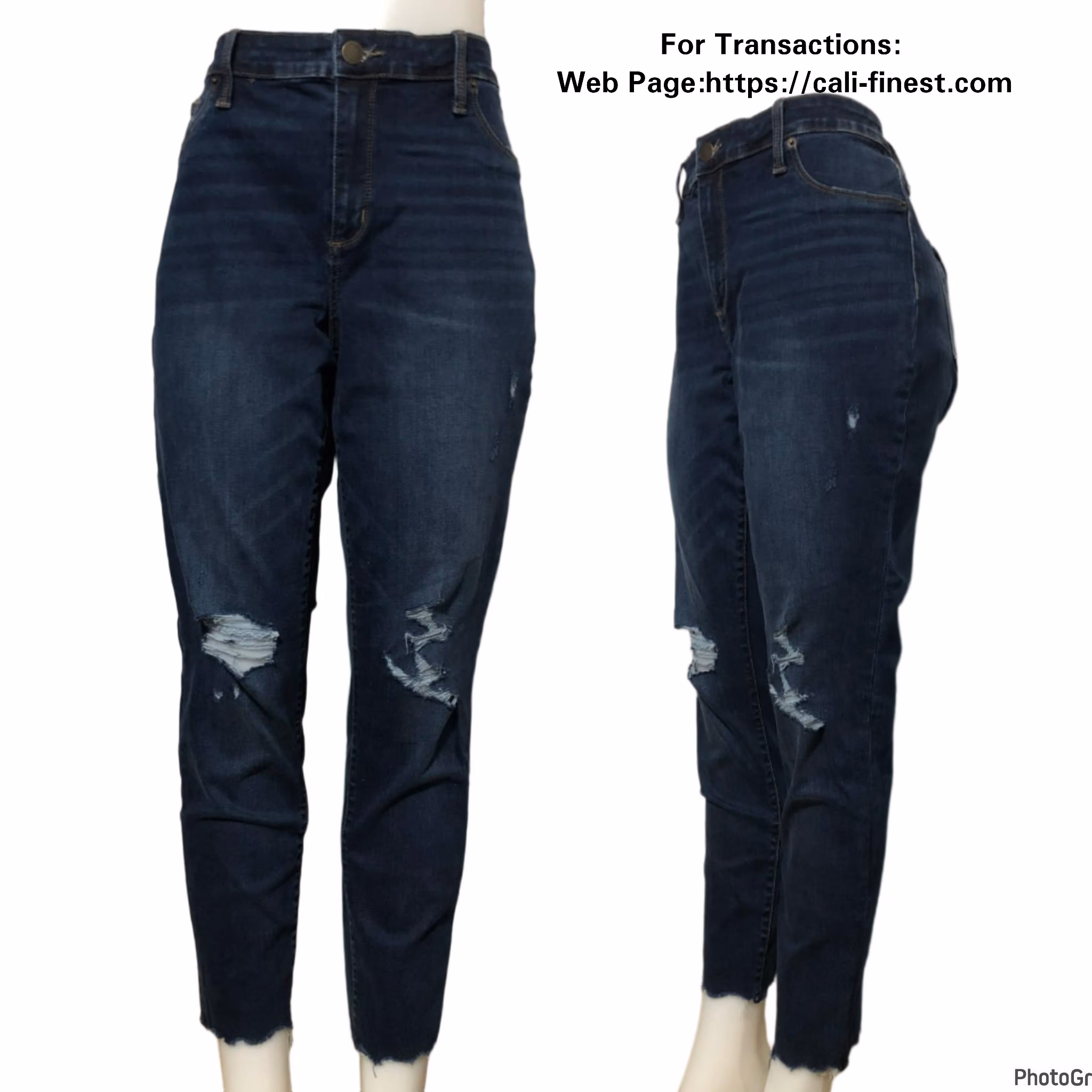 Universal Thread Leggings Ripped Jeans 16W  B#00160  