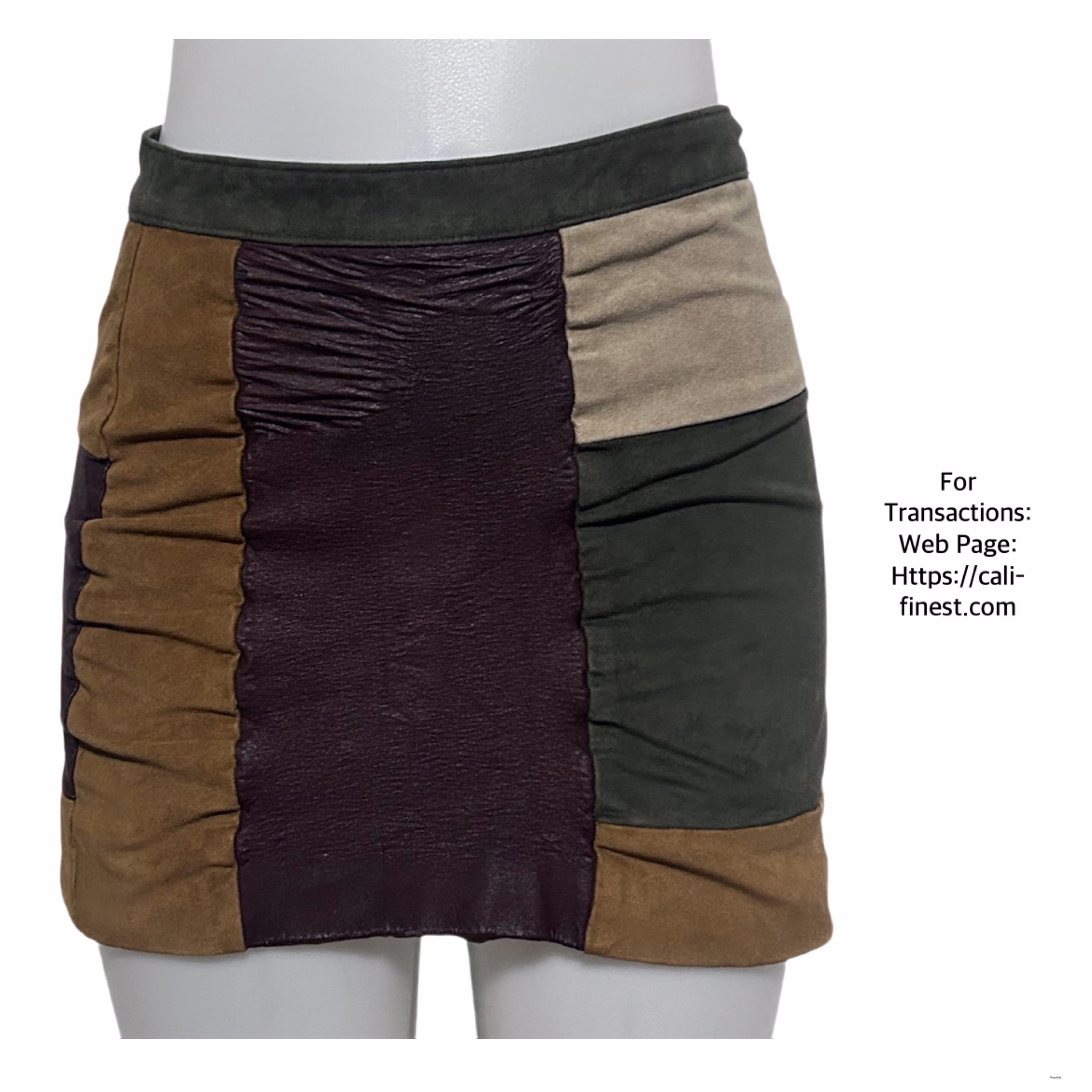 Abercrombie & Fitch Patchwork Mini Skirt