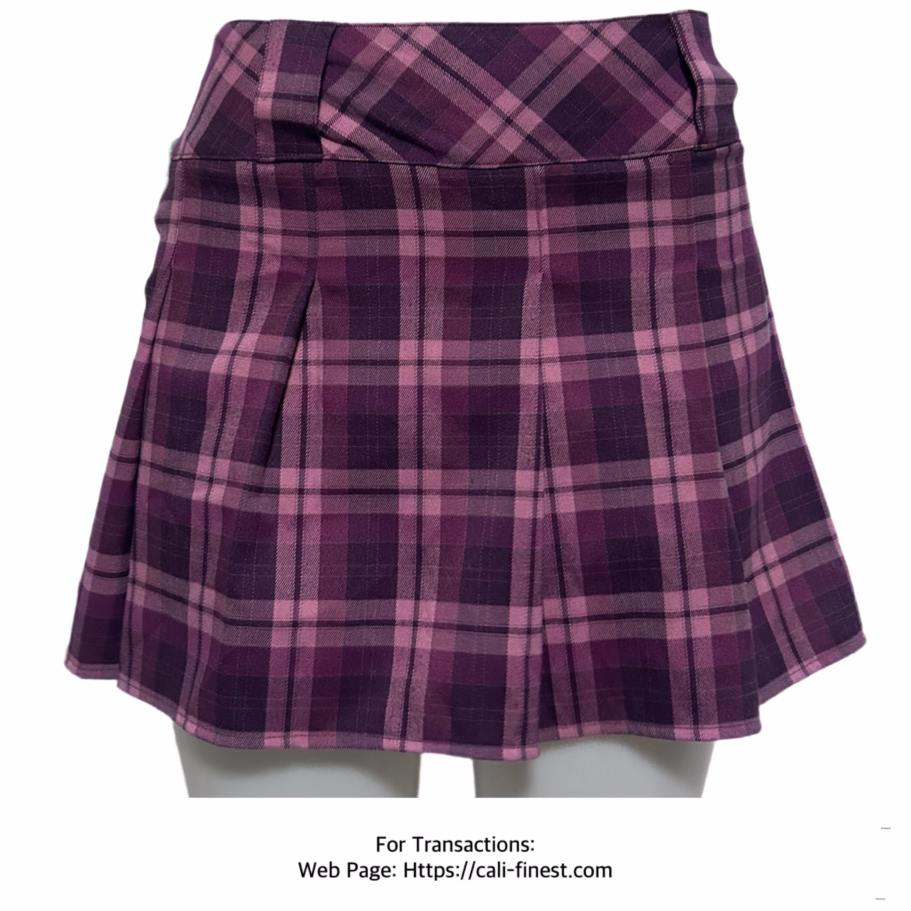Wild Fable Plaid Pleated Skirt XXS