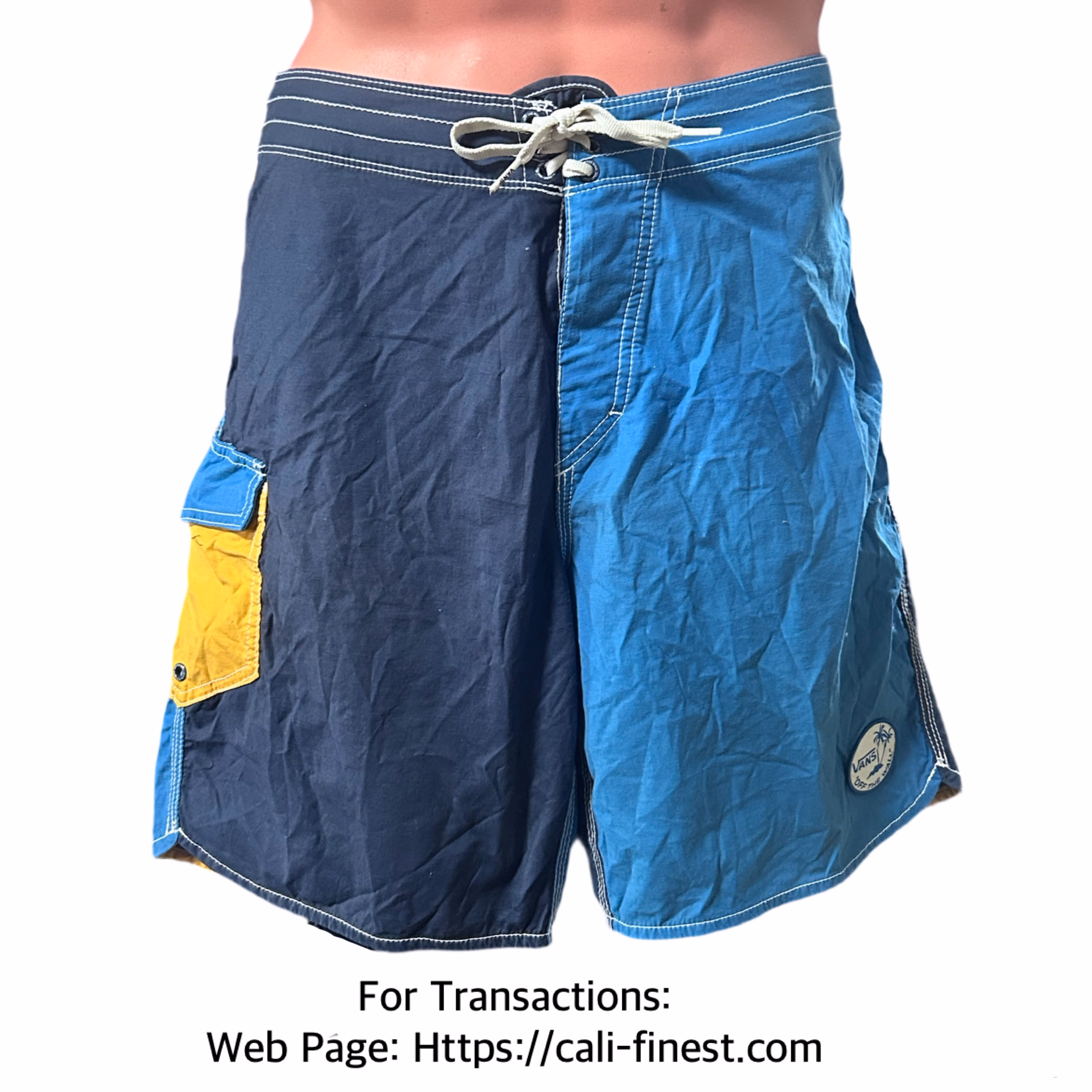 Vans Off The Wall, The Era Classics Mens Surf Wear Short Sz 32