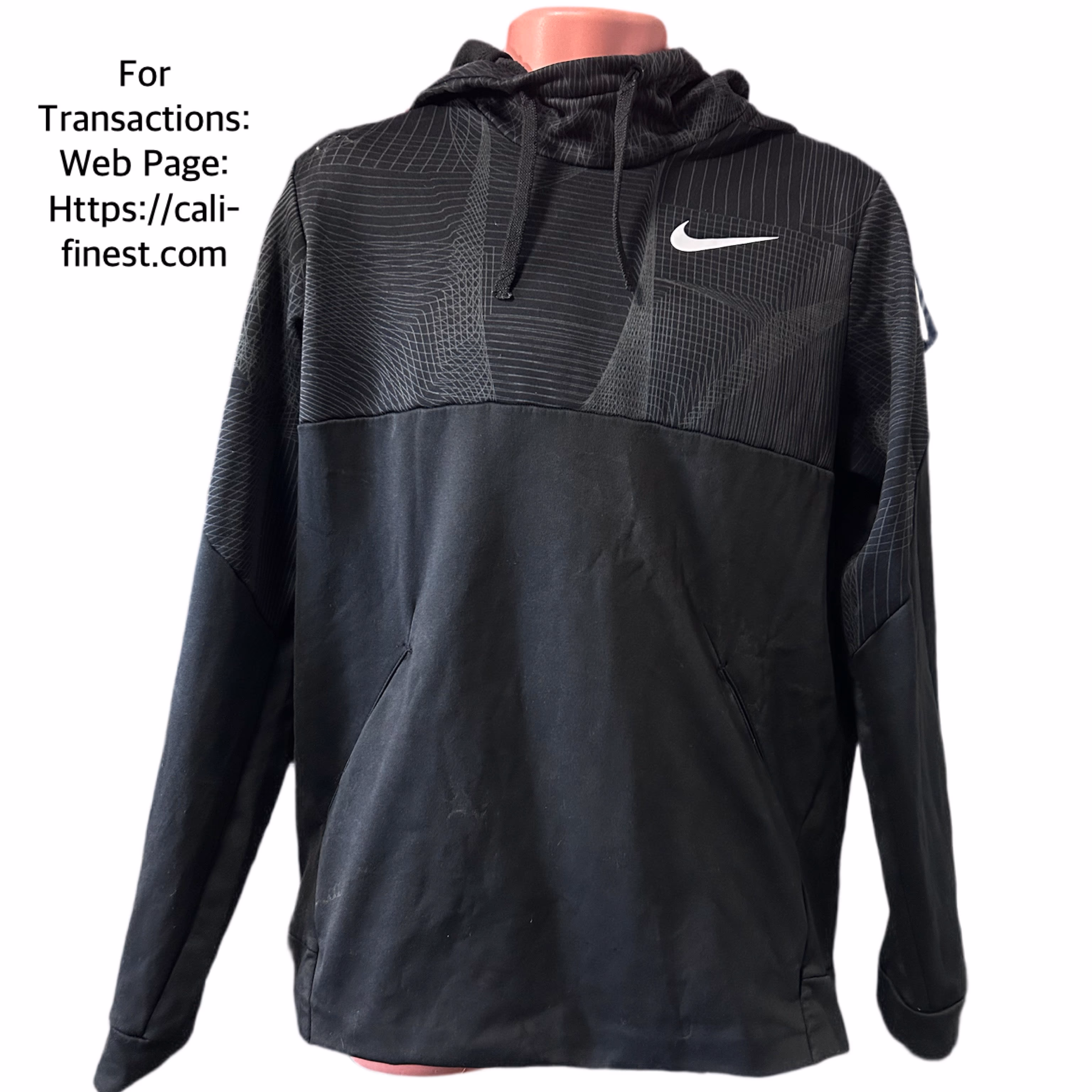 Nike Mens Black Hoodie Jacket   J#0079