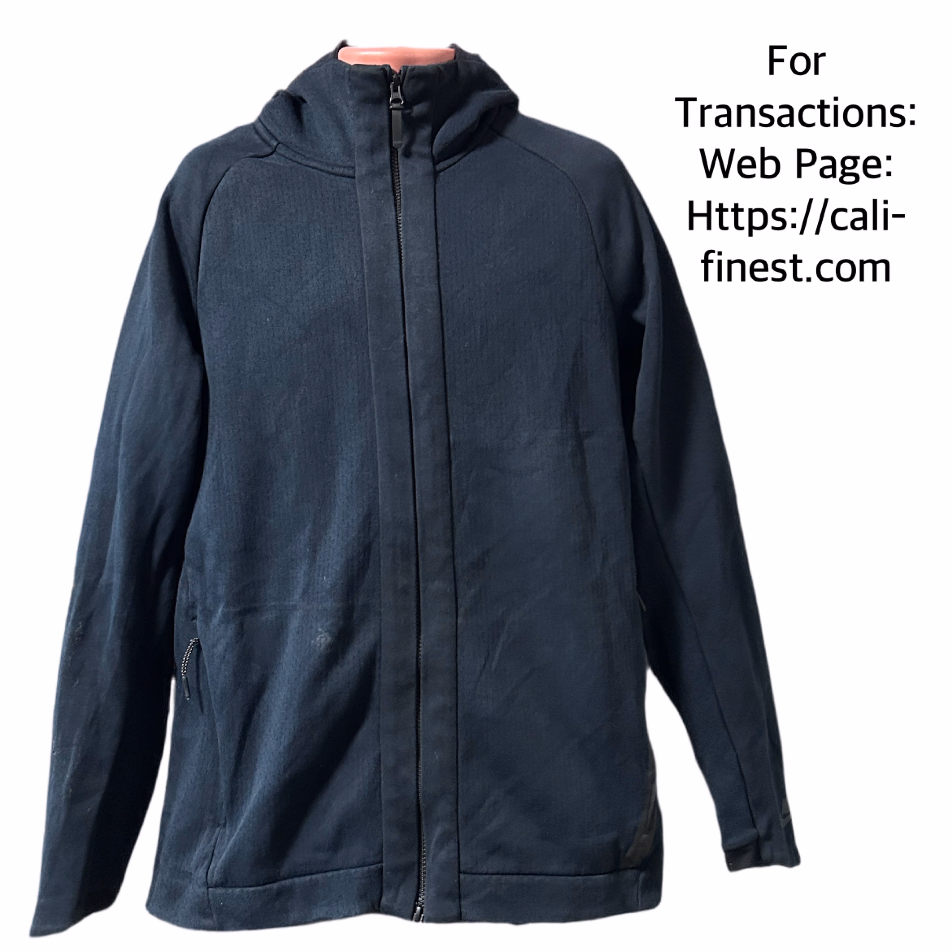 Nike Full Zip Hoodie Jacket - Large For Men   J#0089