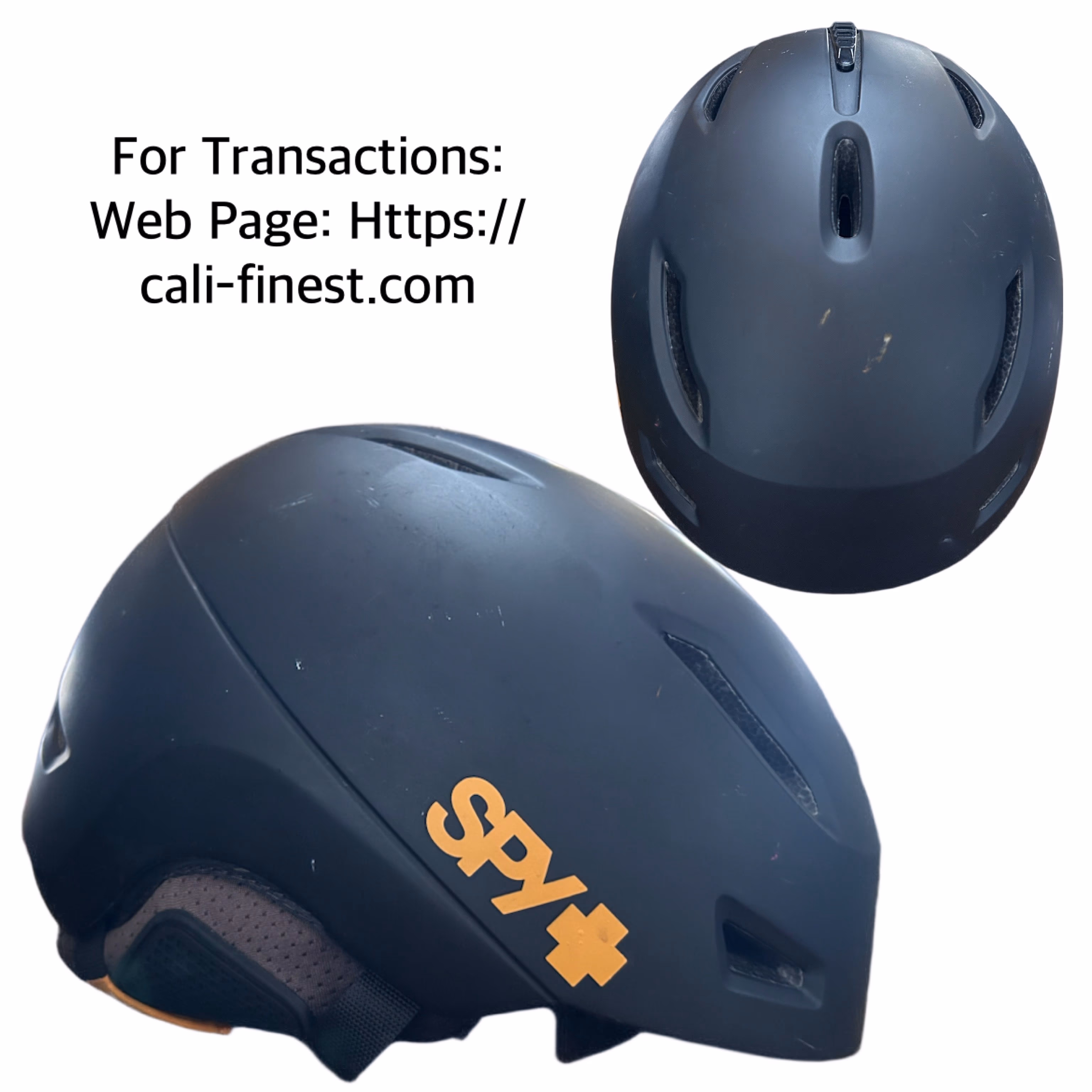 Spy+ Sender Snow Sports Helmet - Black  HE#003 