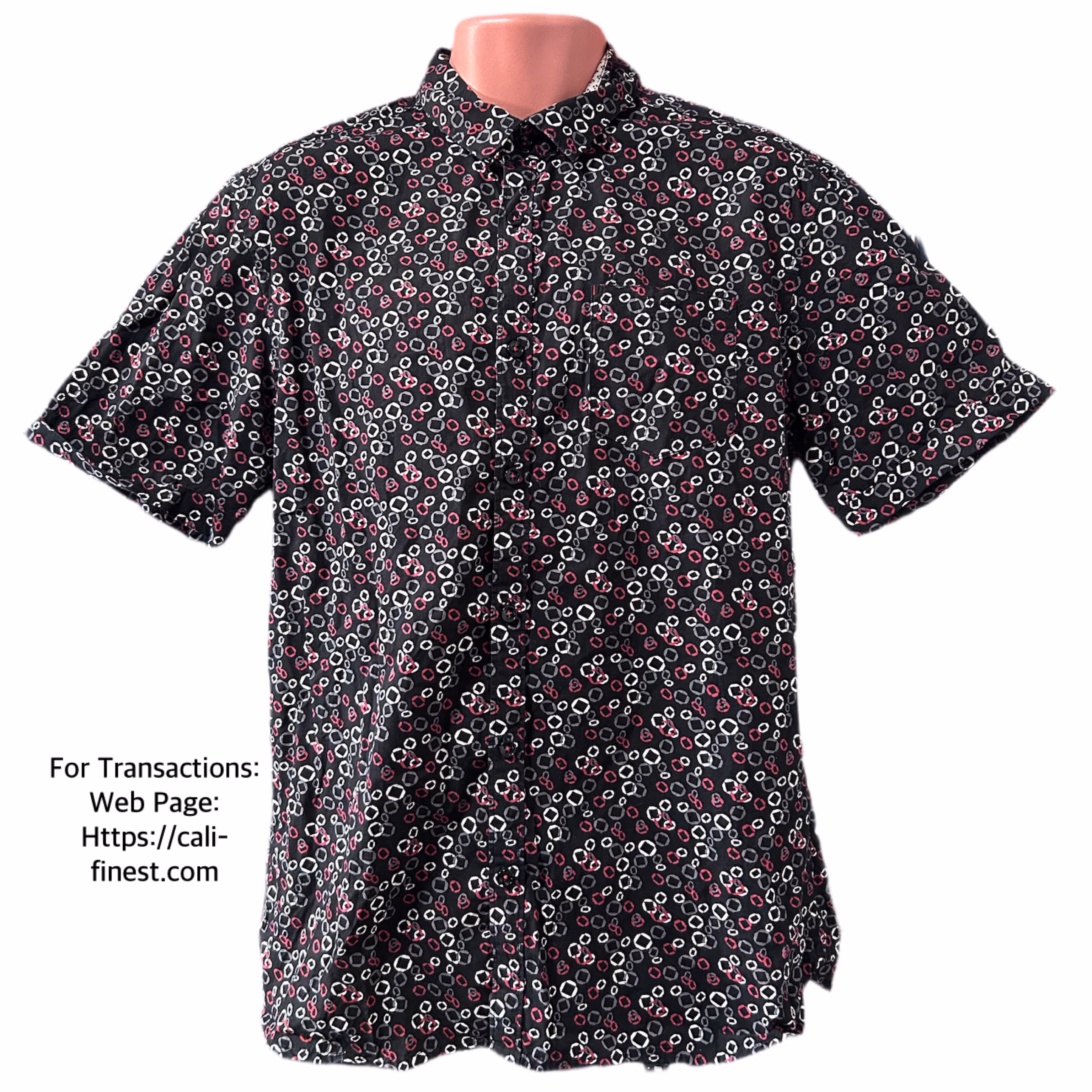 LON NYC Across The pond  Short Sleeve Shirt  T#0095