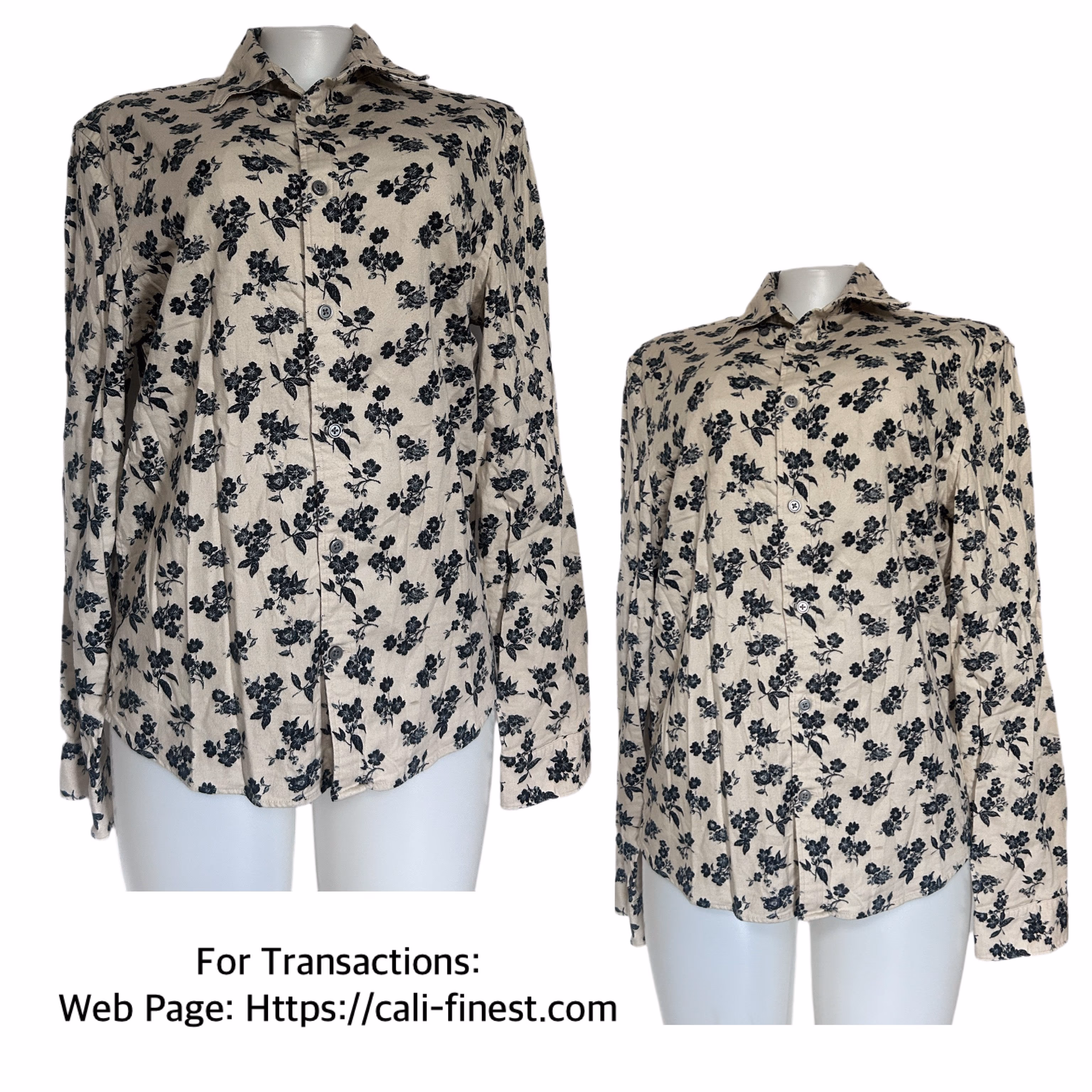 Exppress Womens Floral long sleeve Size small 