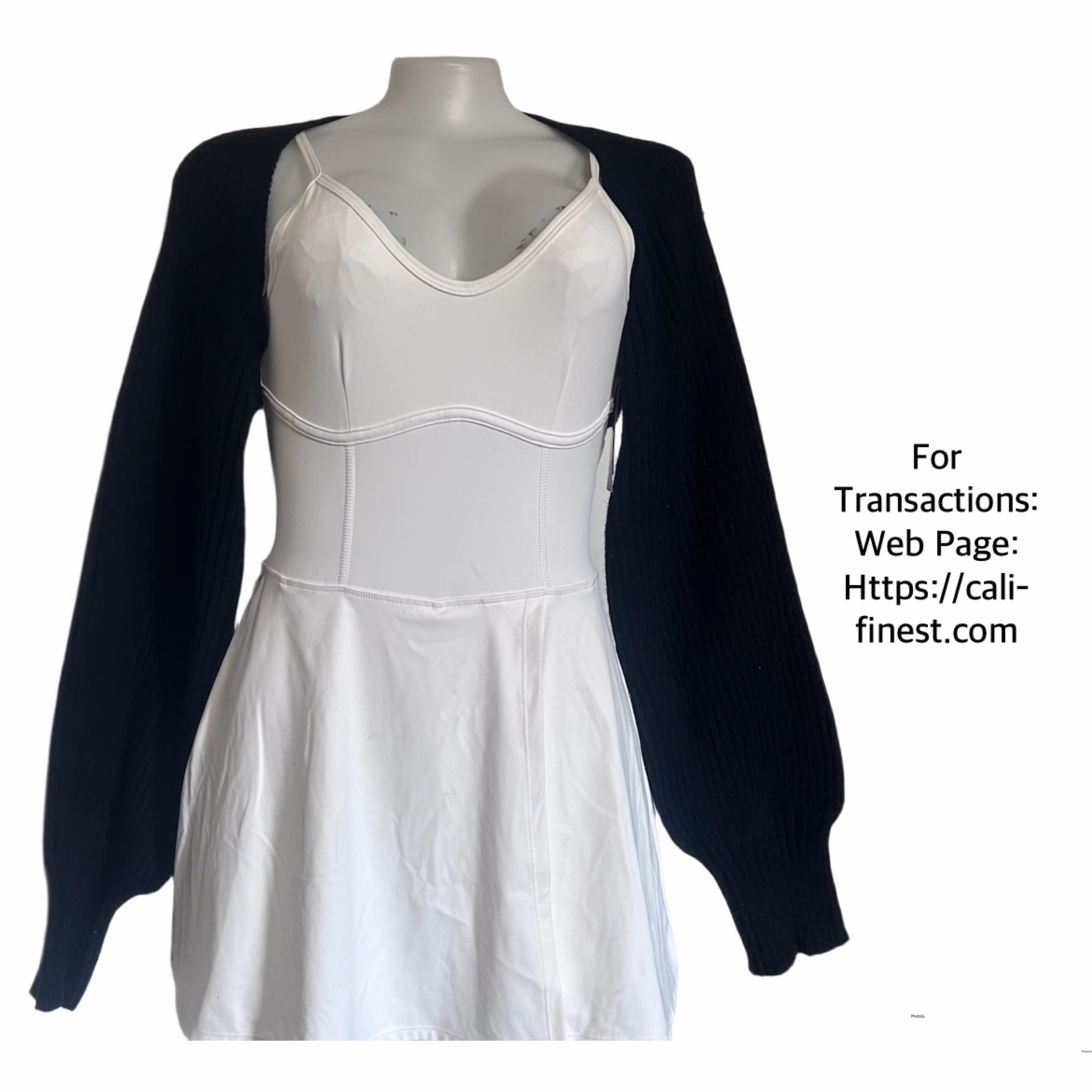 Cider Black Bolero Shrug Cardigan Size Large