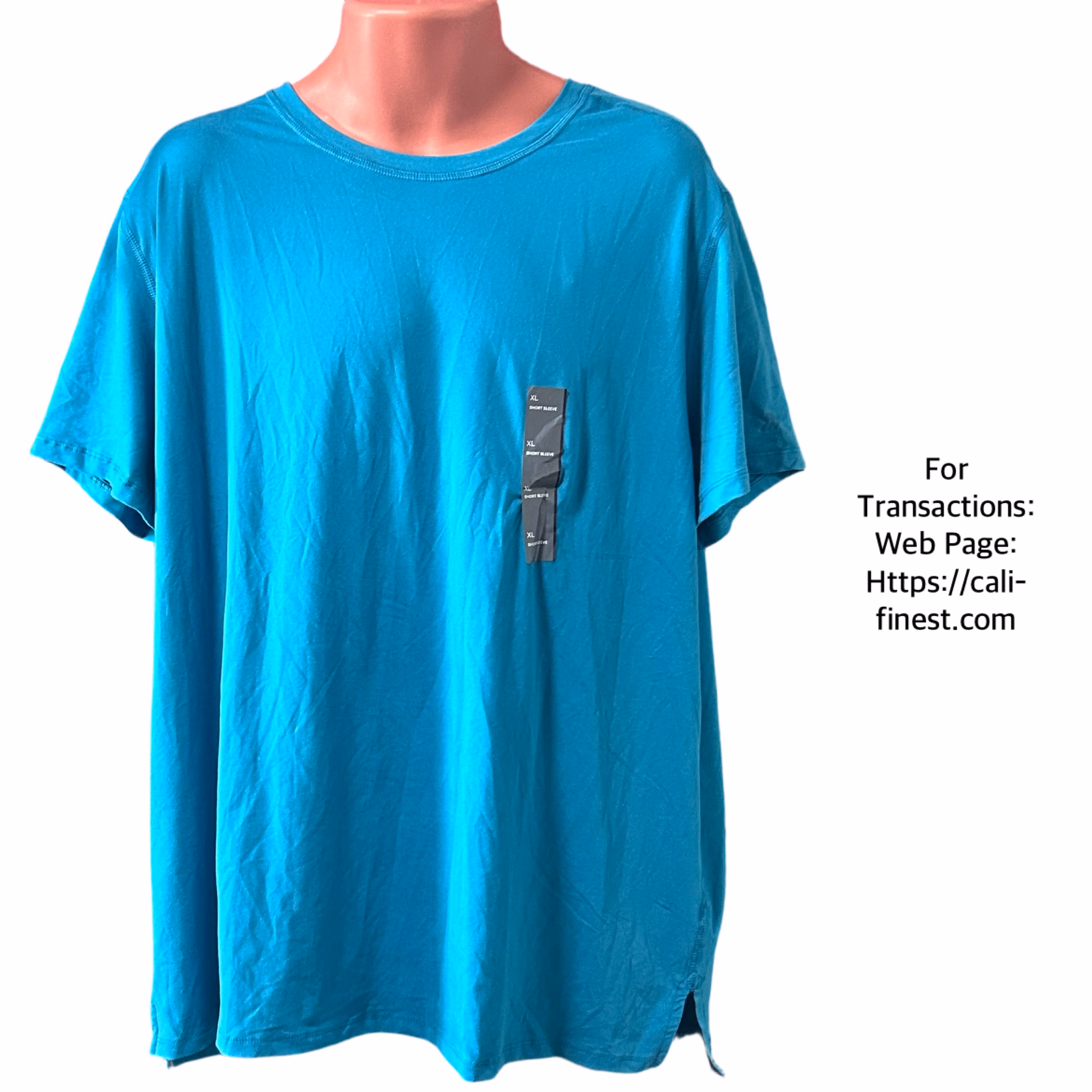All in Motion XL Teal T-Shirt Short Sleeve XL