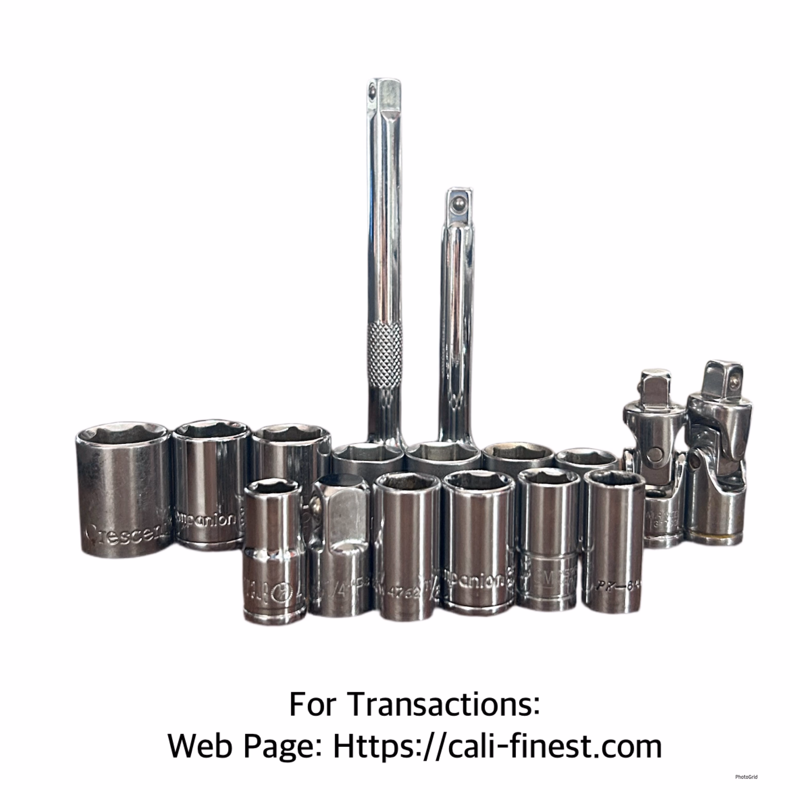 Assorted Brand 1/4 Drive Socket 6 Point 