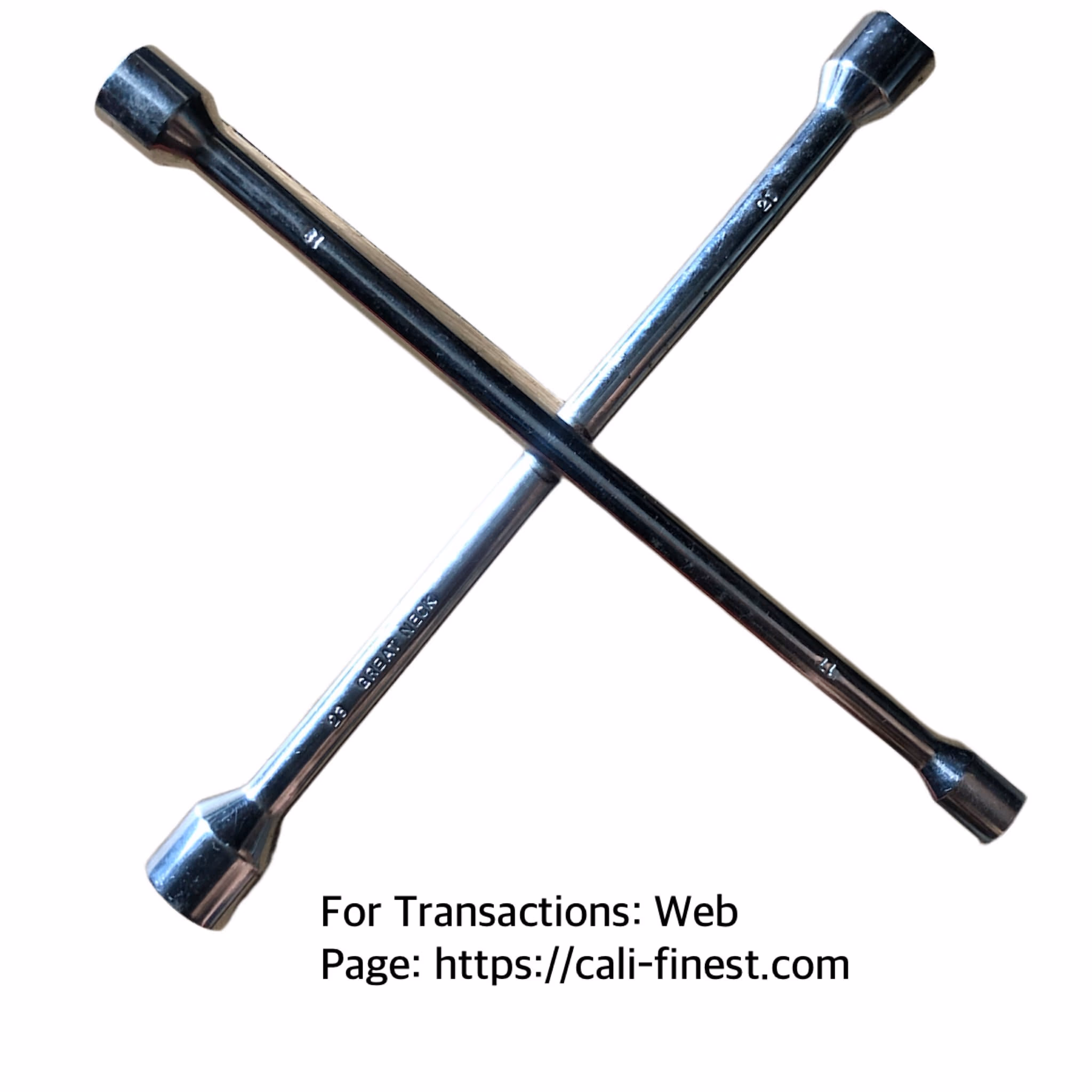 Great Neck Cross Tire Wrench   HT#0074 