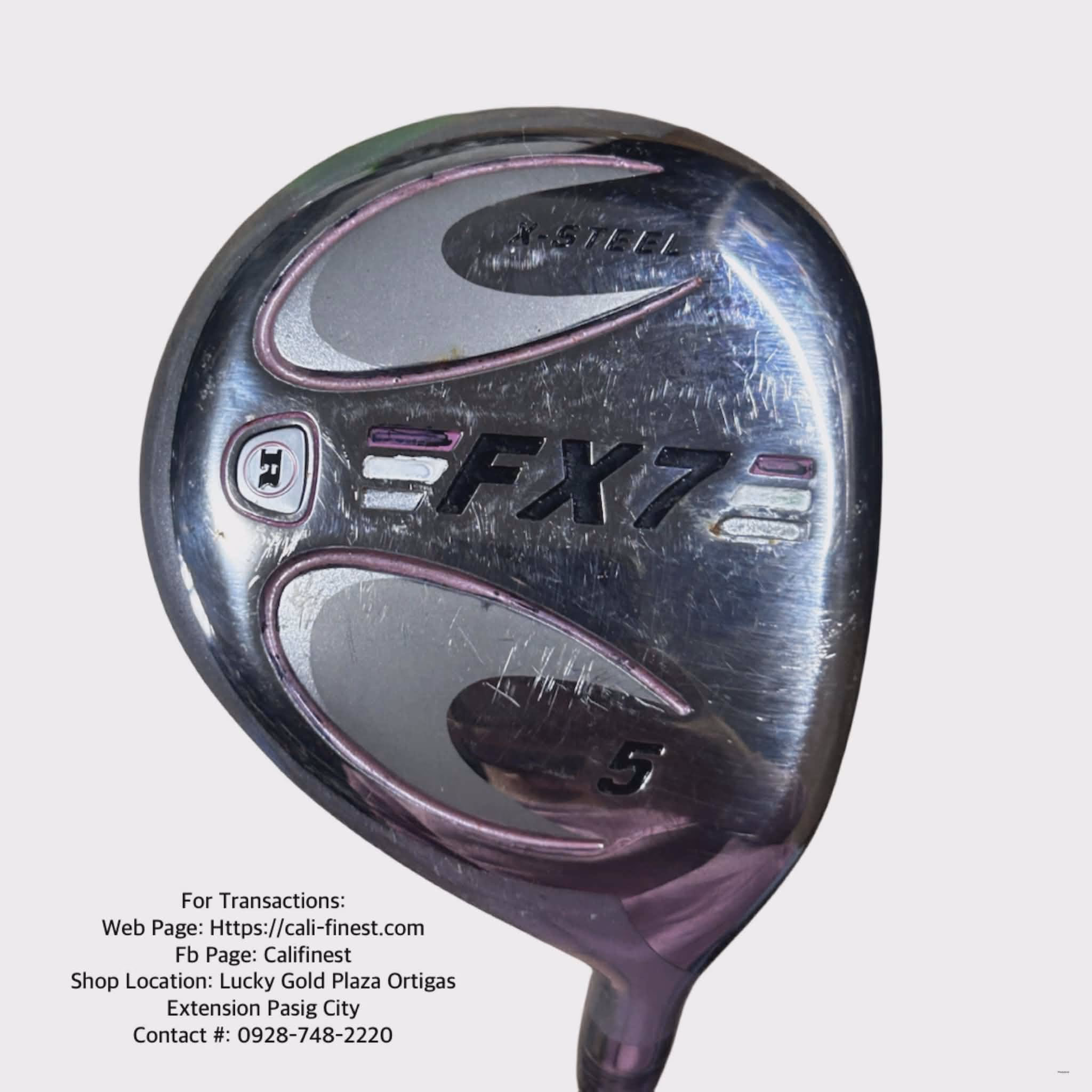Ladies Flex 5 FX7 X- Steel Wood Right Handed  Golf  SH#009