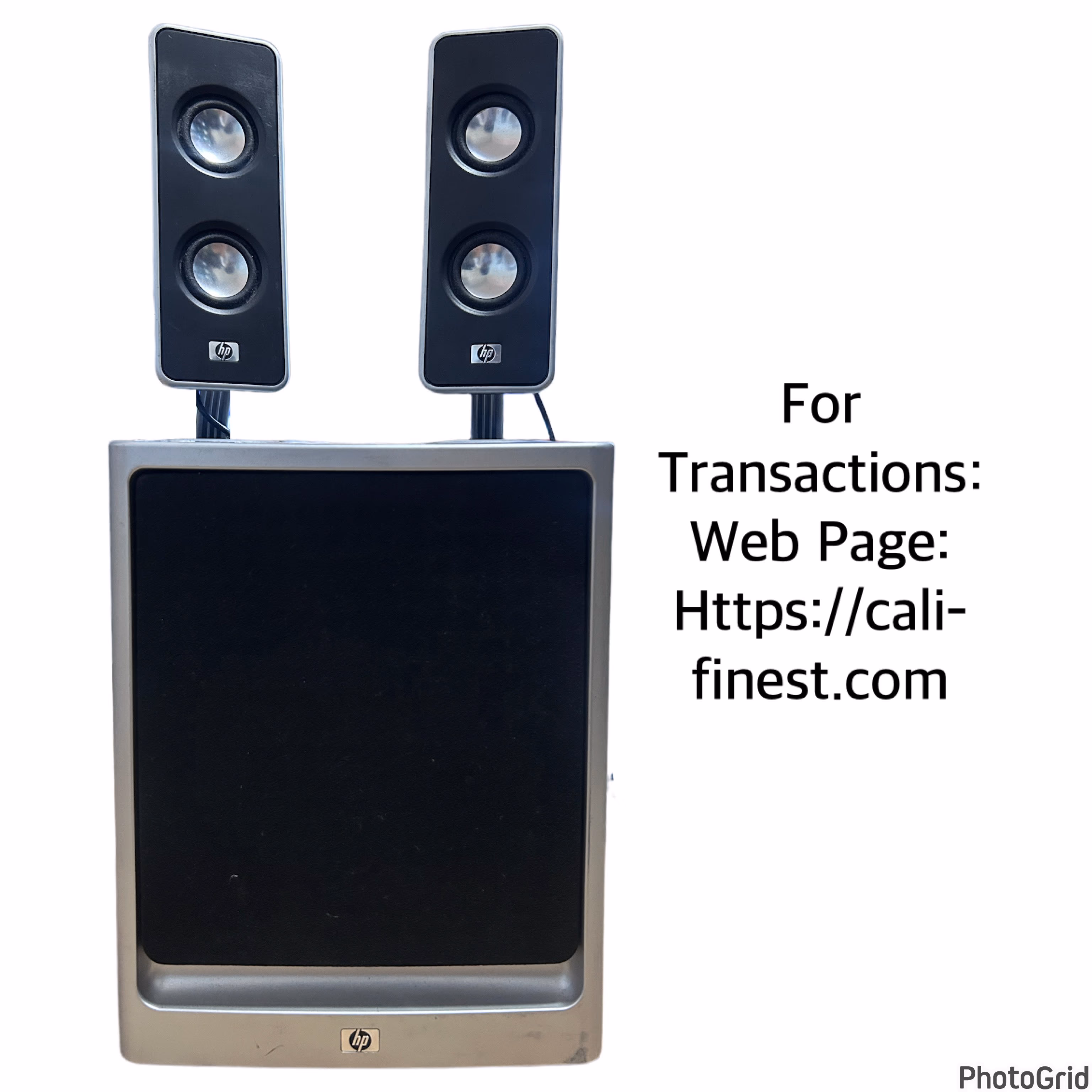 HP Desktop Computer Speaker with Subwoofer ED809AA  EL#578