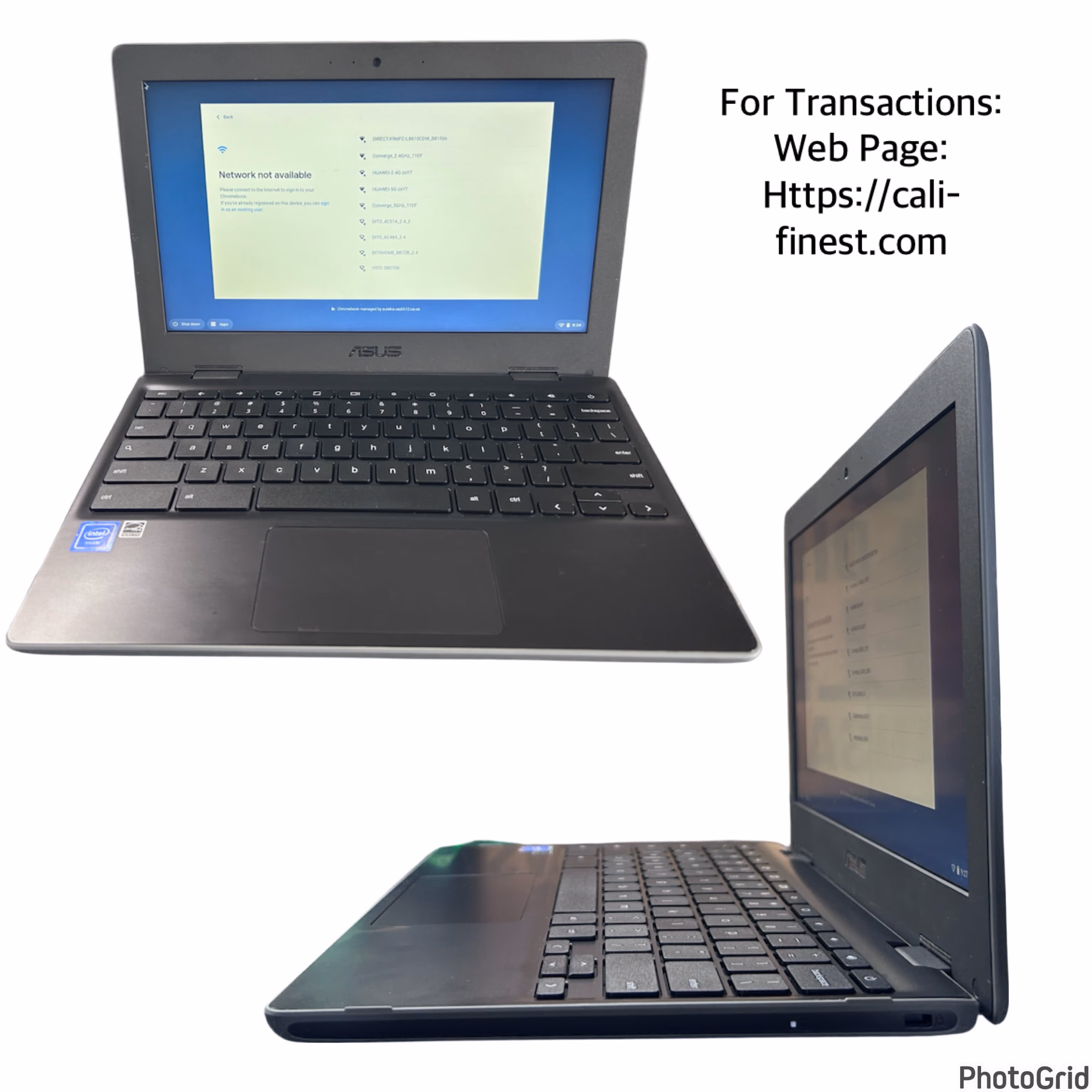 Asus Chromebook C204E Gray Laptop   EL#601 