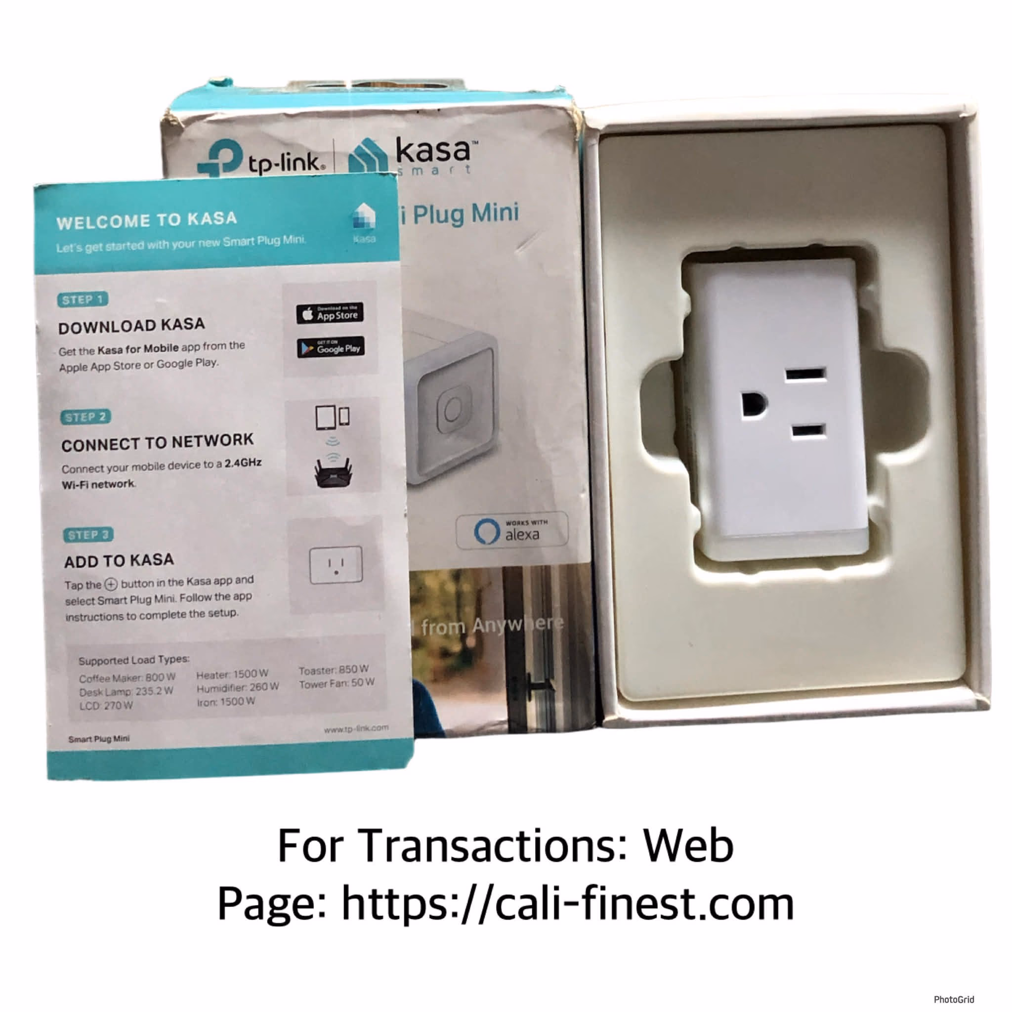 TP-Link Kasa Smart Wi-Fi Plug Mini  EL#621 