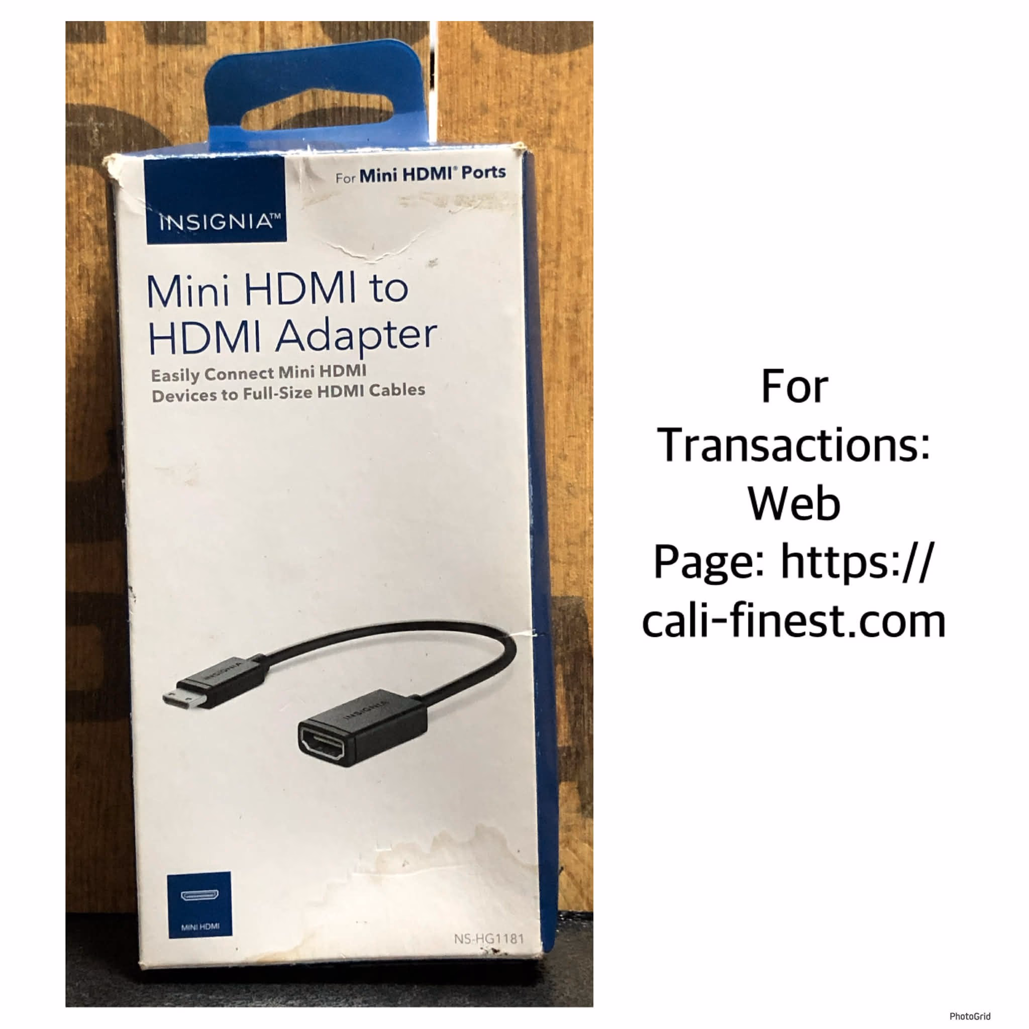 Insignia Mini HDMI to HDMI Adapter  EL#620 