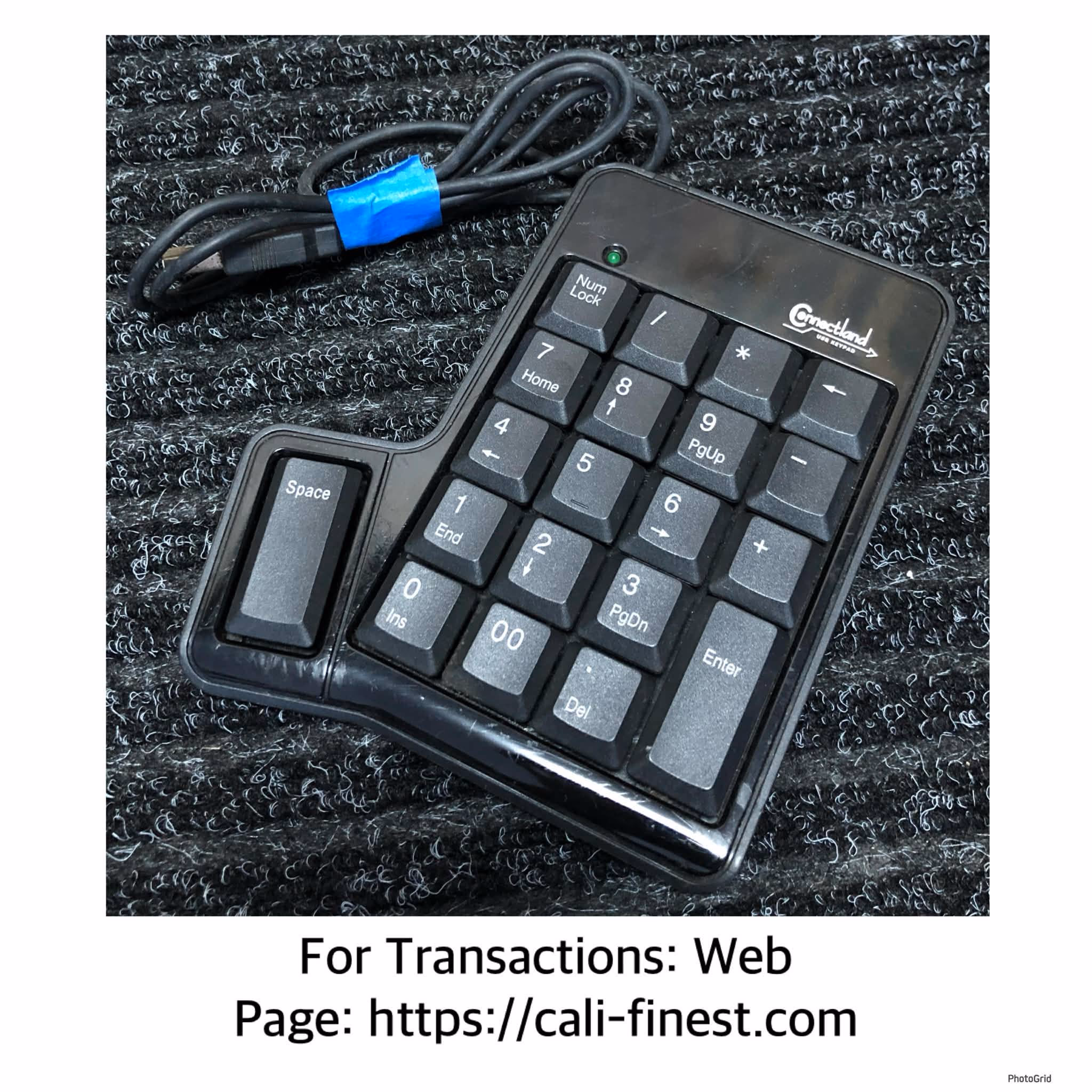 Connectland USB Notebook Keypad CL-PAVE-PT-970  EL#633  