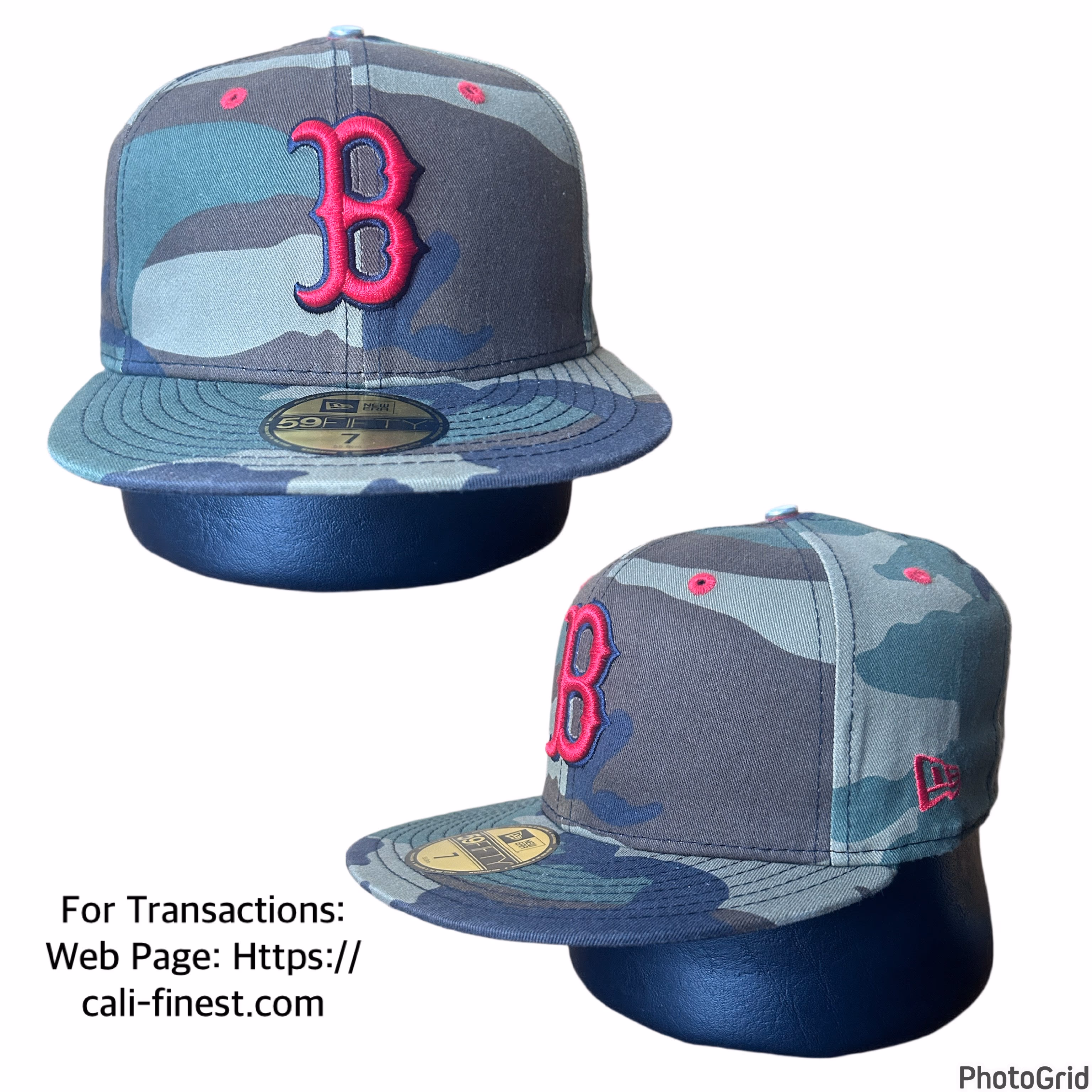 Boston Red Sox MLB New Era 59Fifty Baseball Fitted Hat Size 7