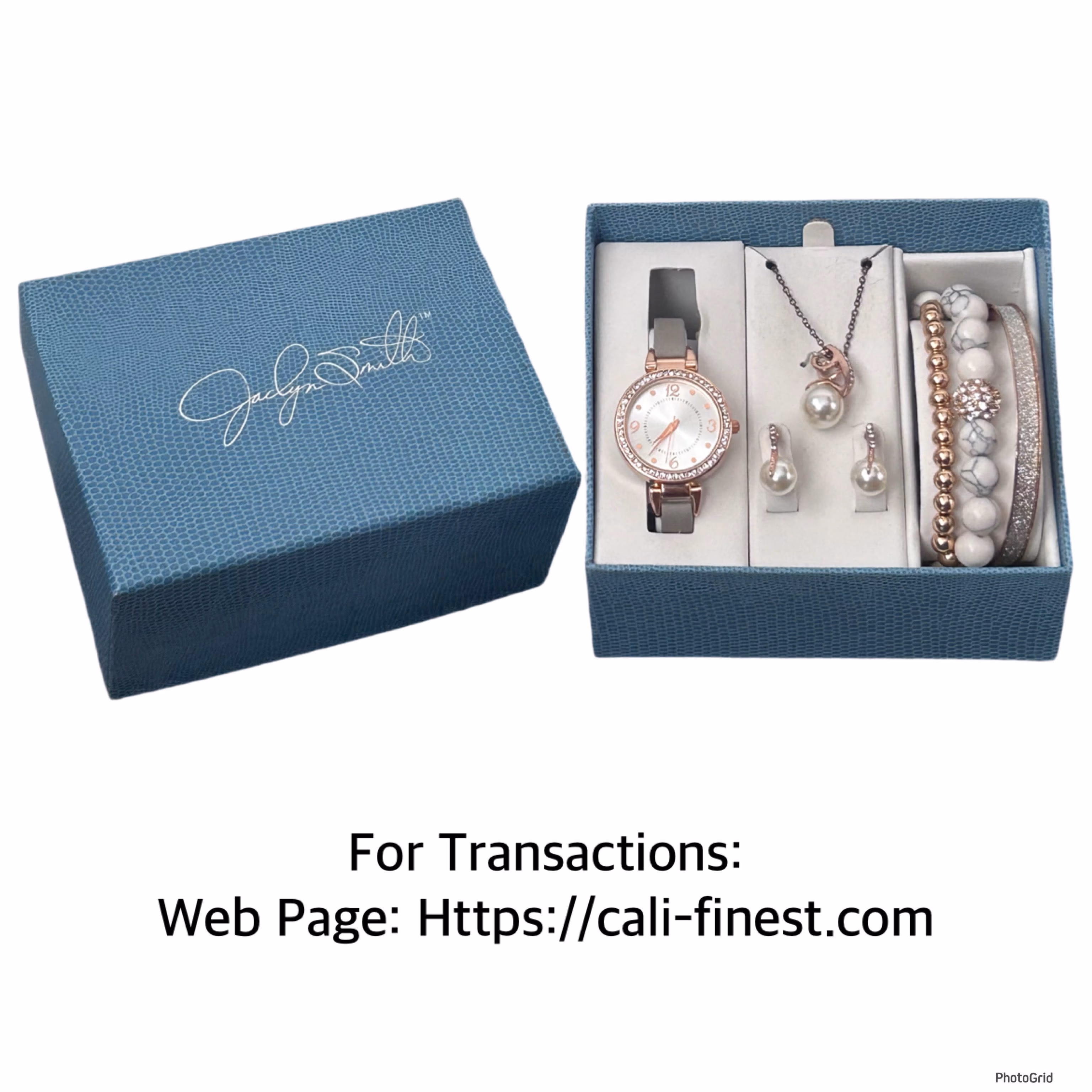 Jaclyn Smith Watch and Jewelry Set