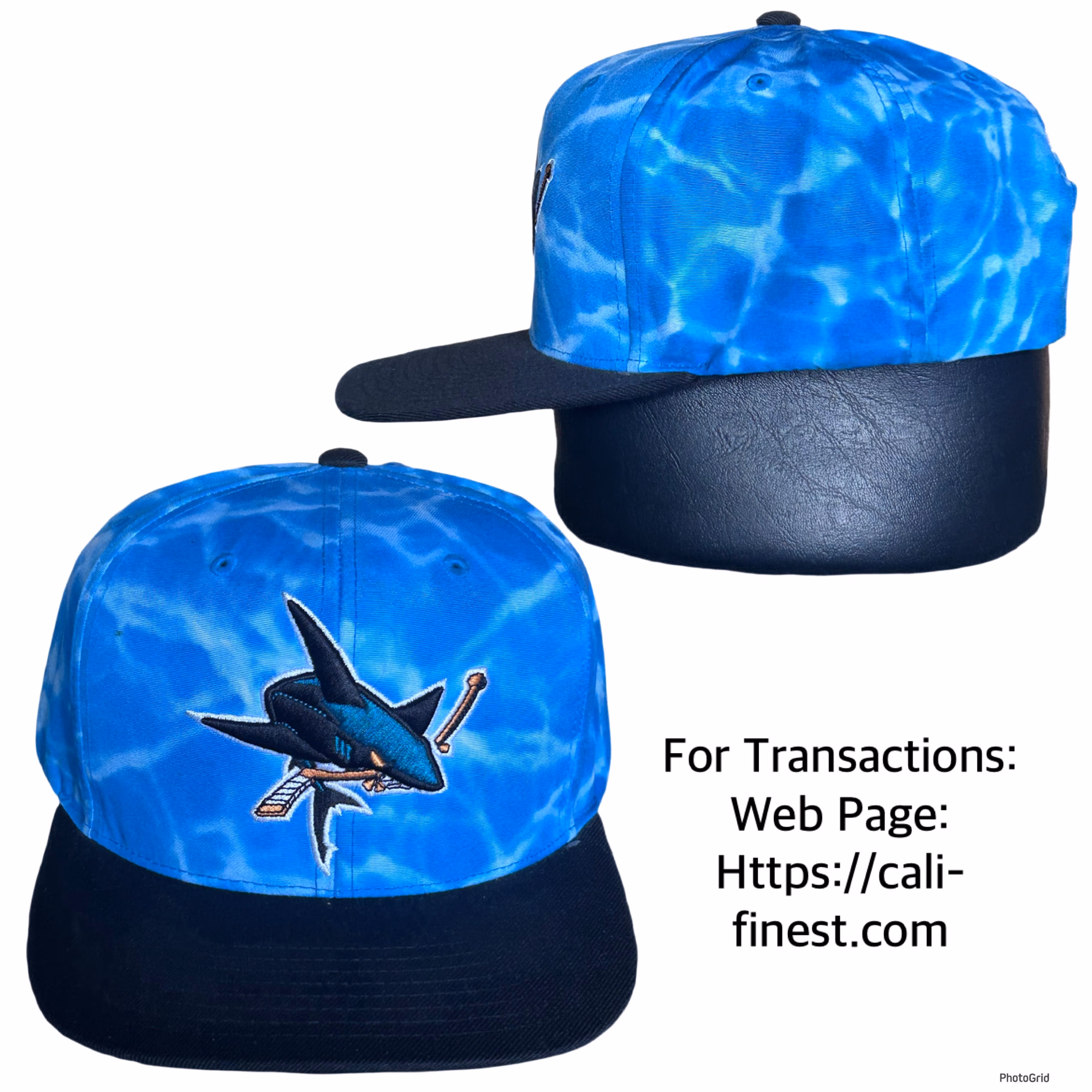 Mitchell & Ness San Jose Sharks Blue Adjustable Cap