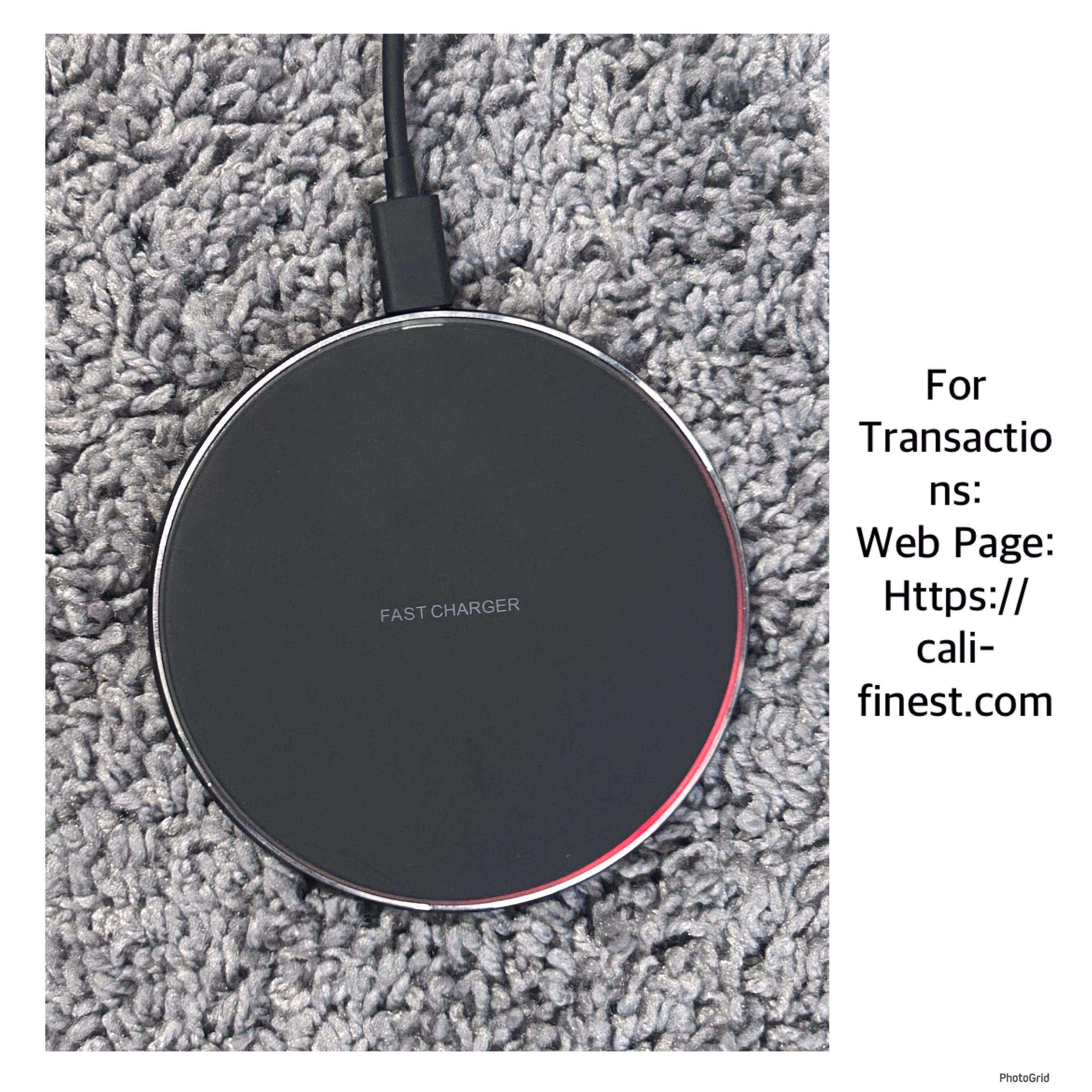 Wireless Fast Charger X8 Black 