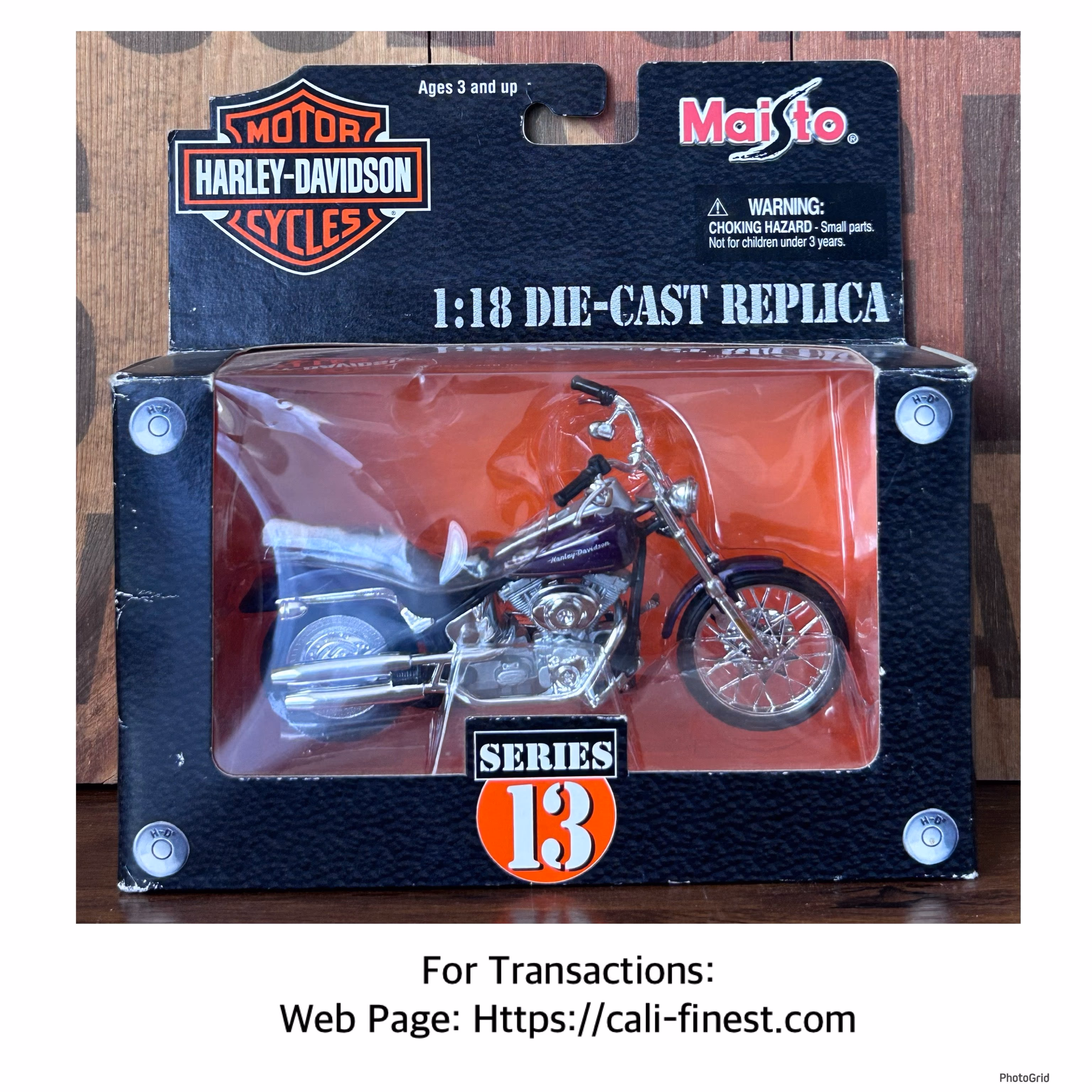 Harley-Davidson motorcycles maisto 1:18 Die-Cast Replica Series 13  CO#00100 