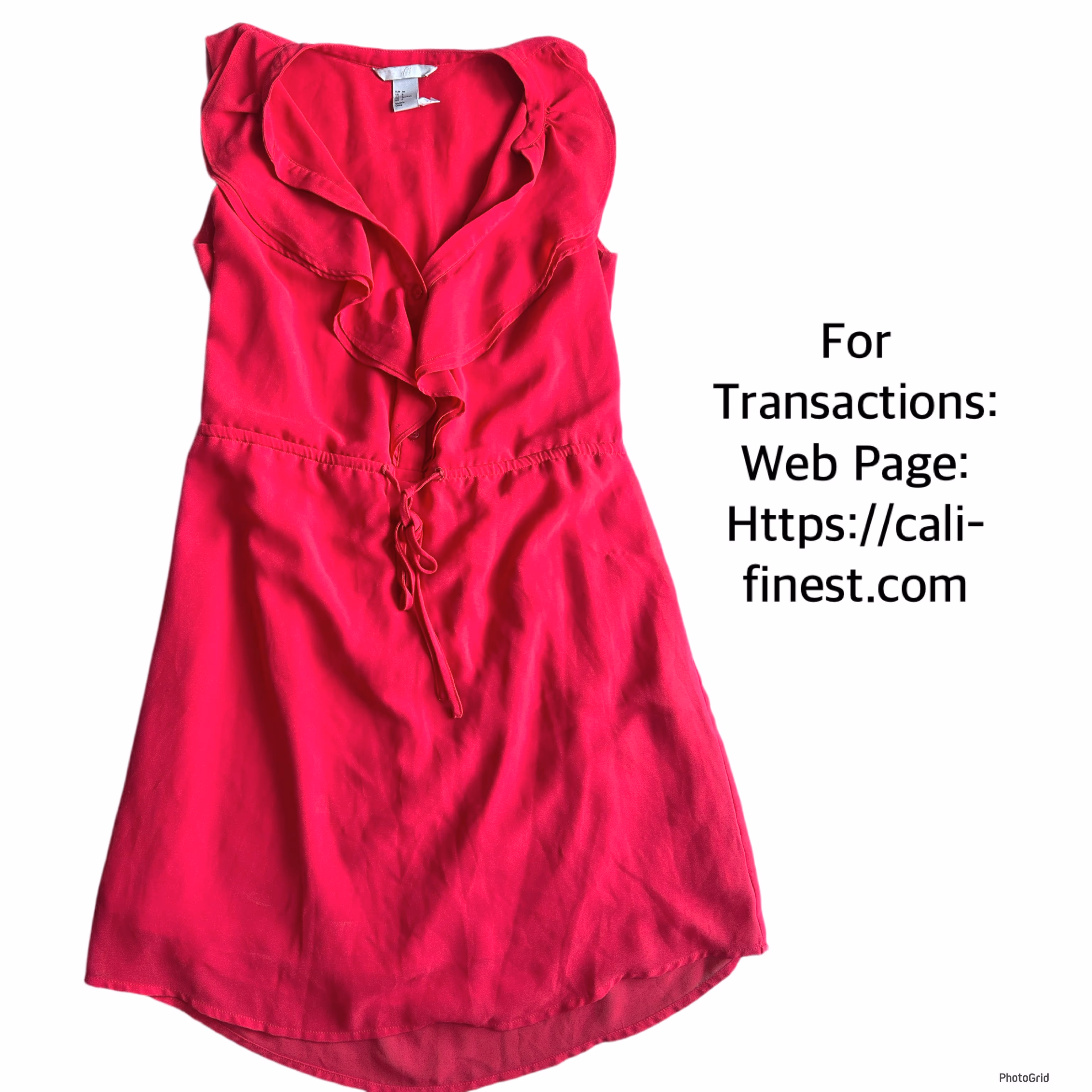 H&M Women’s Pink Dress Size 6  D#0046