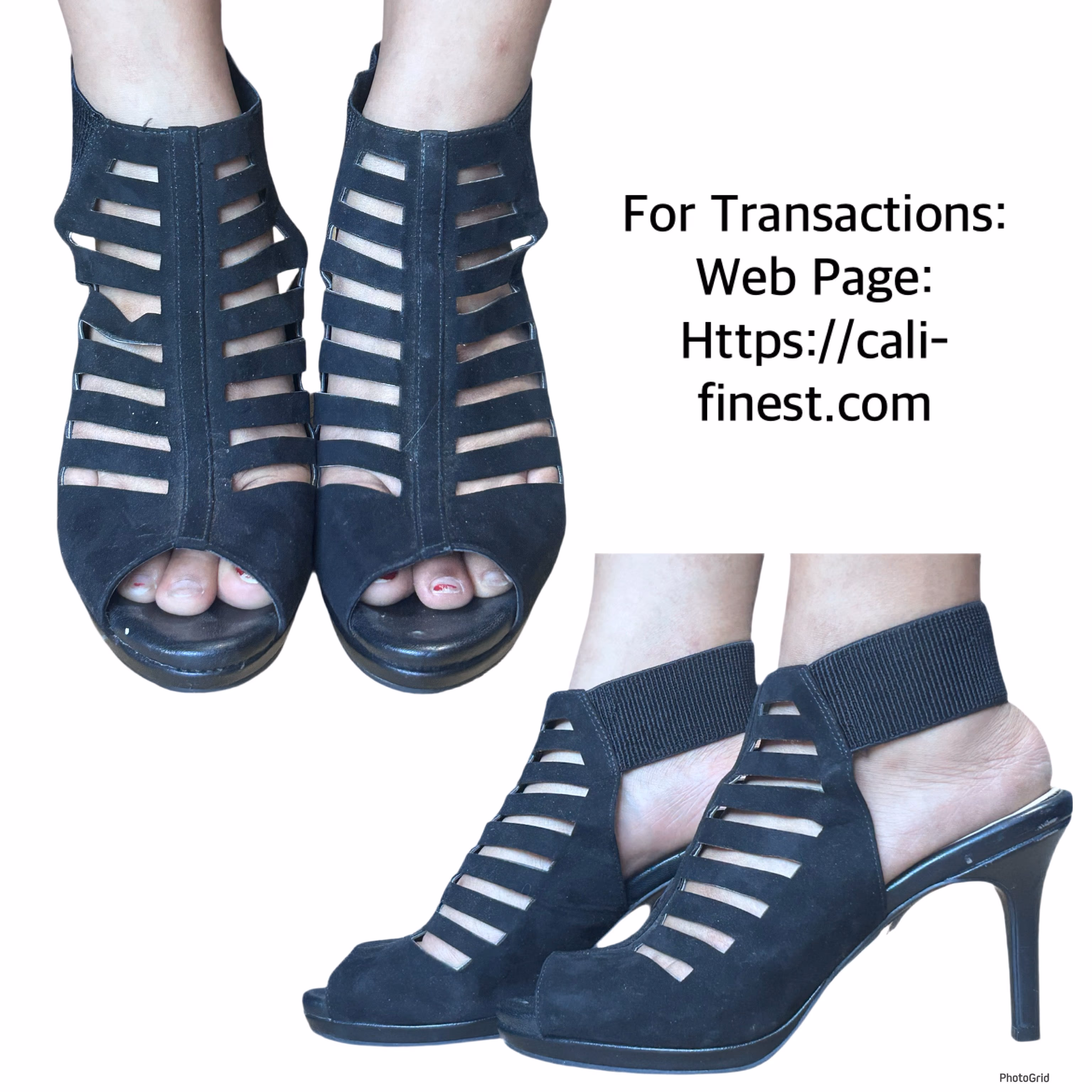 Black Revolution Heels for Womens US 8.5