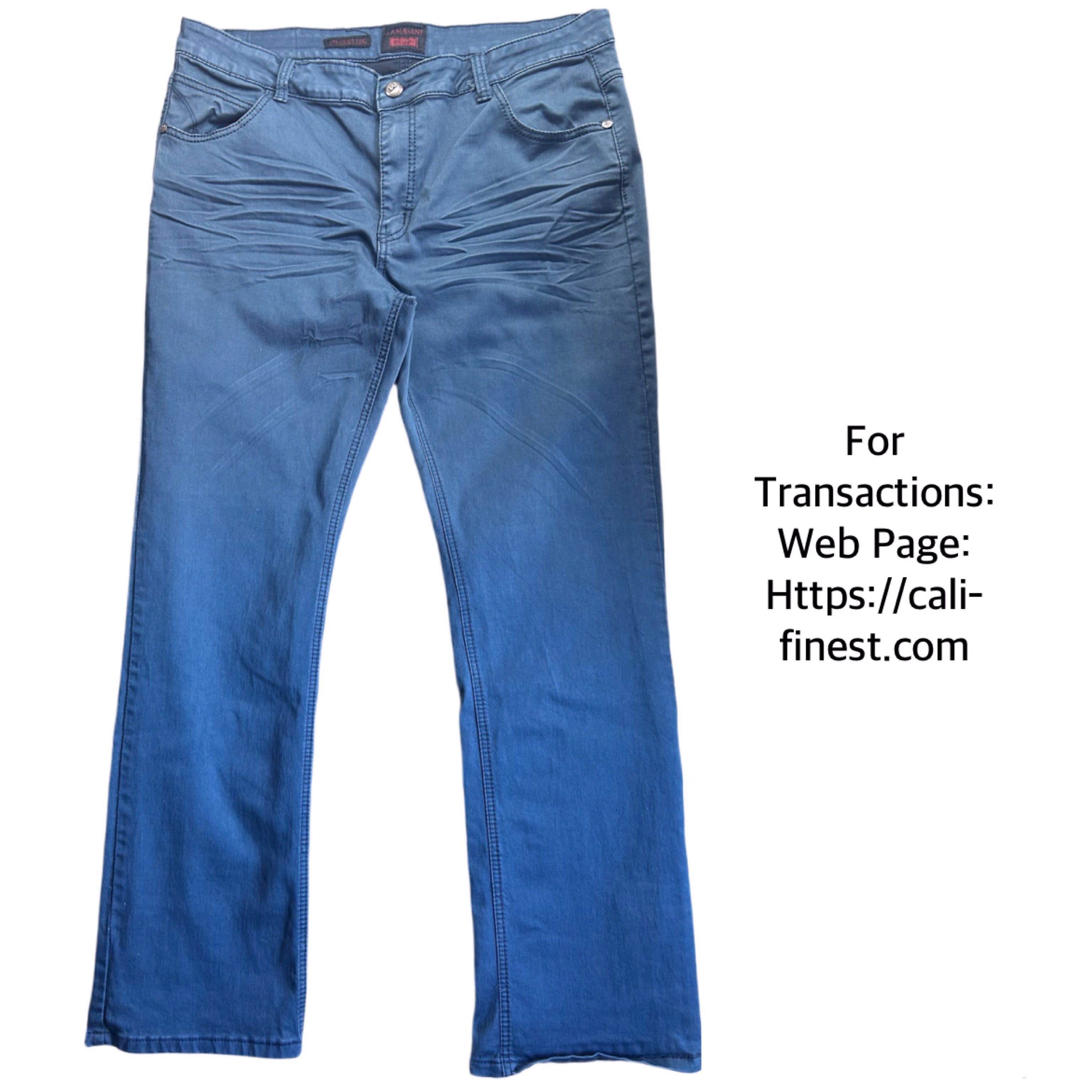 Lamasini Red Label Straight Leg Jeans Size 40