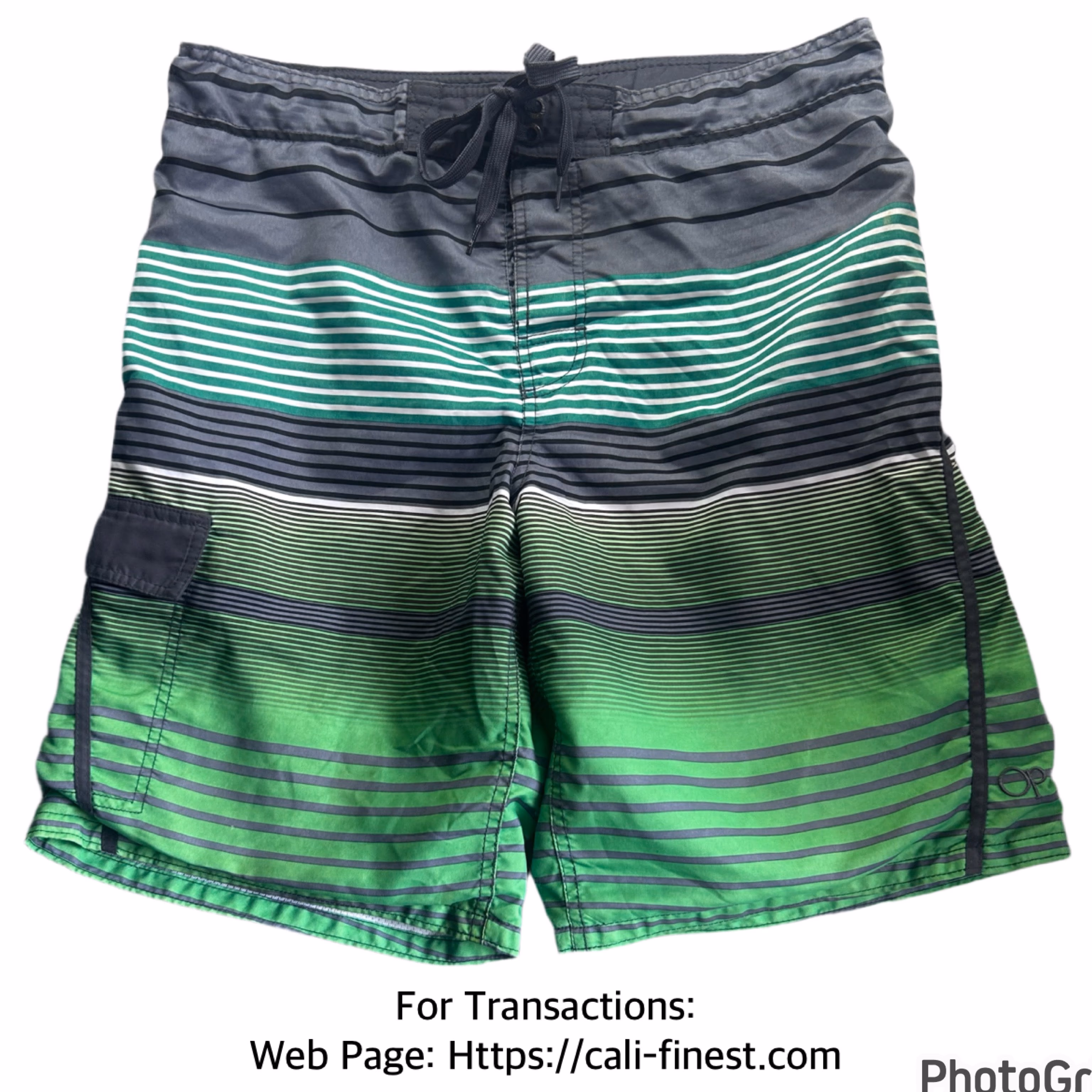 OP Striped Board Shorts Size M for Mens l