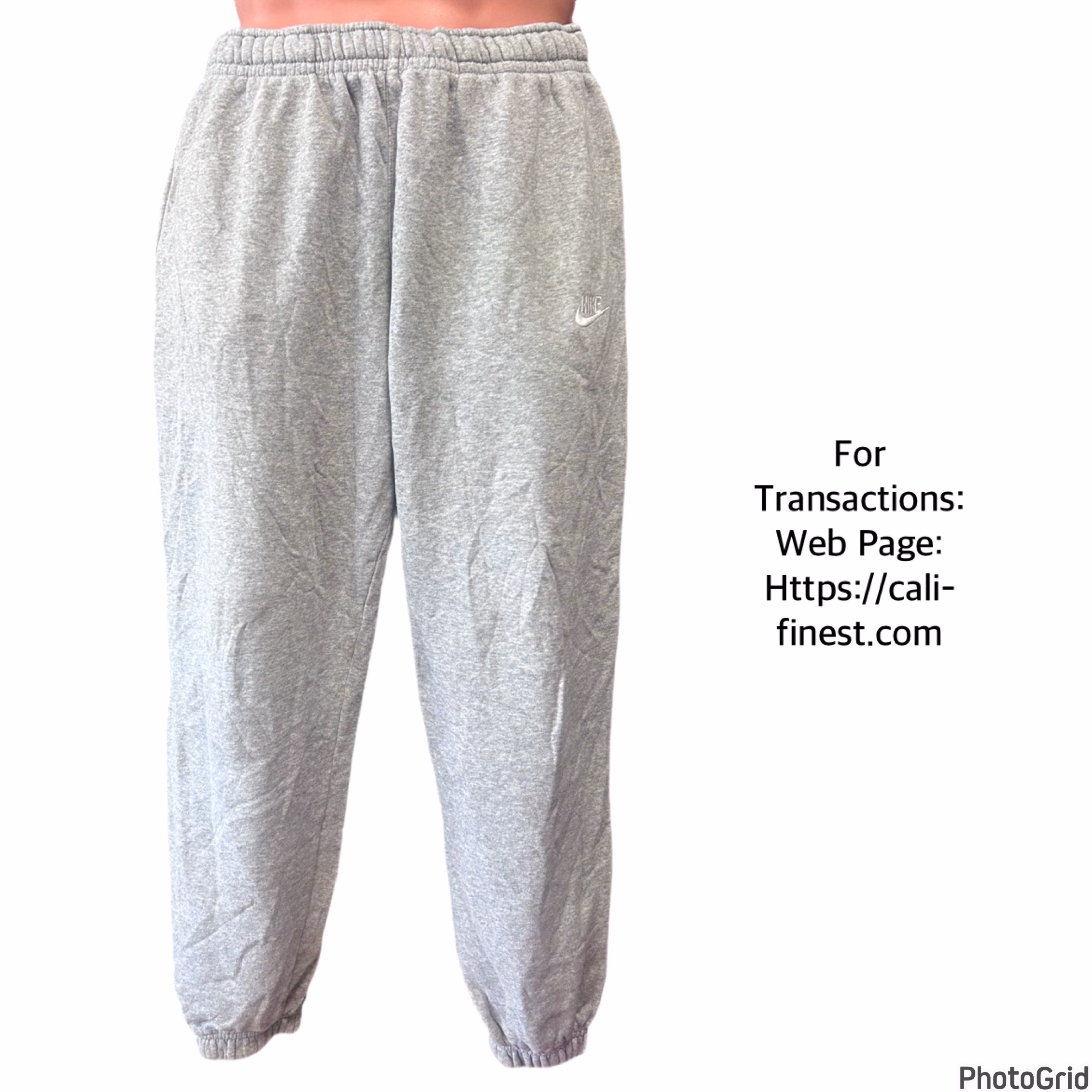 Nike Grey Sweatpants for Mens Size Large