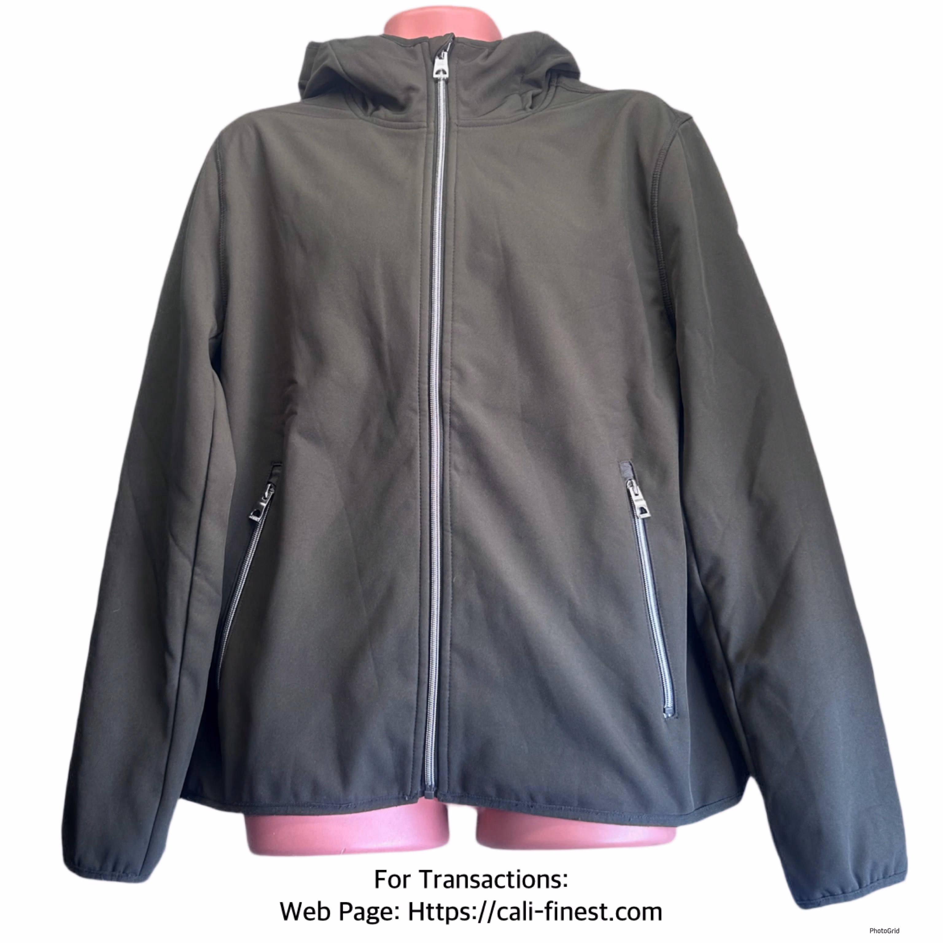 Guess Men’s Softshell Zip-up Hoodie Jacket