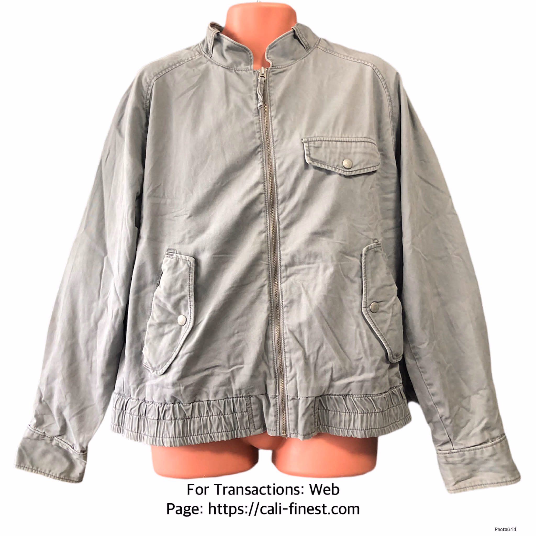 Levi’s Tab Twills Men’s Gray  Jacket Medium  J#00120 