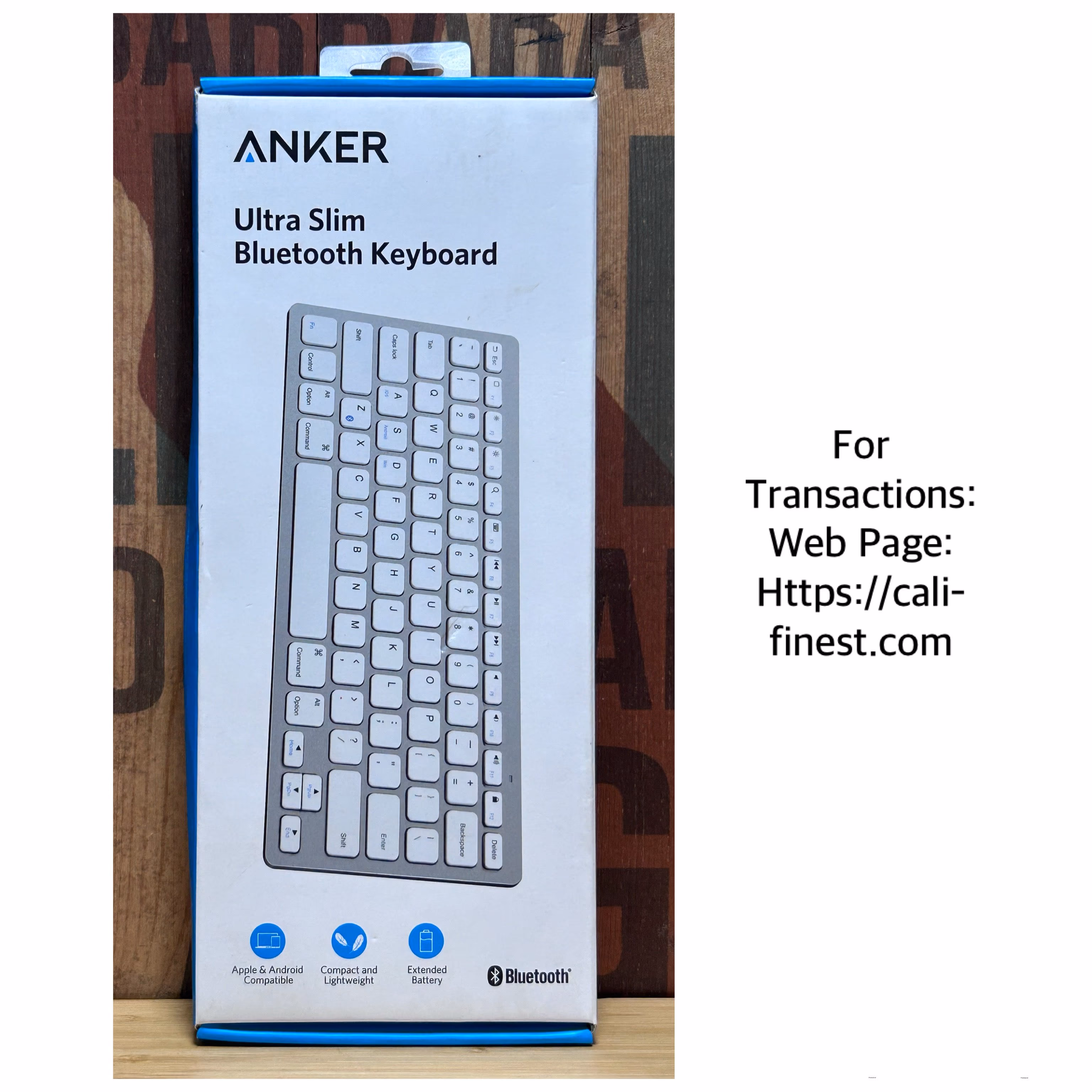 Anker Ultra Slim Bluetooth Keyboard A7726