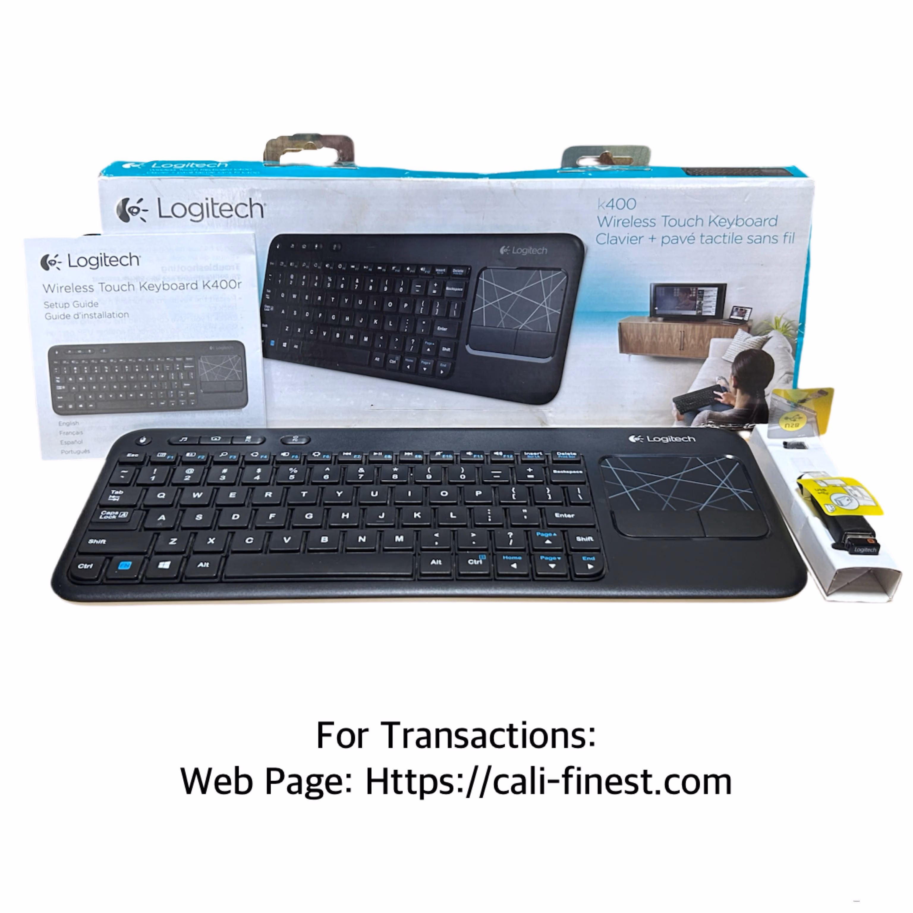 Logitech Wireless Touch Keyboard K400