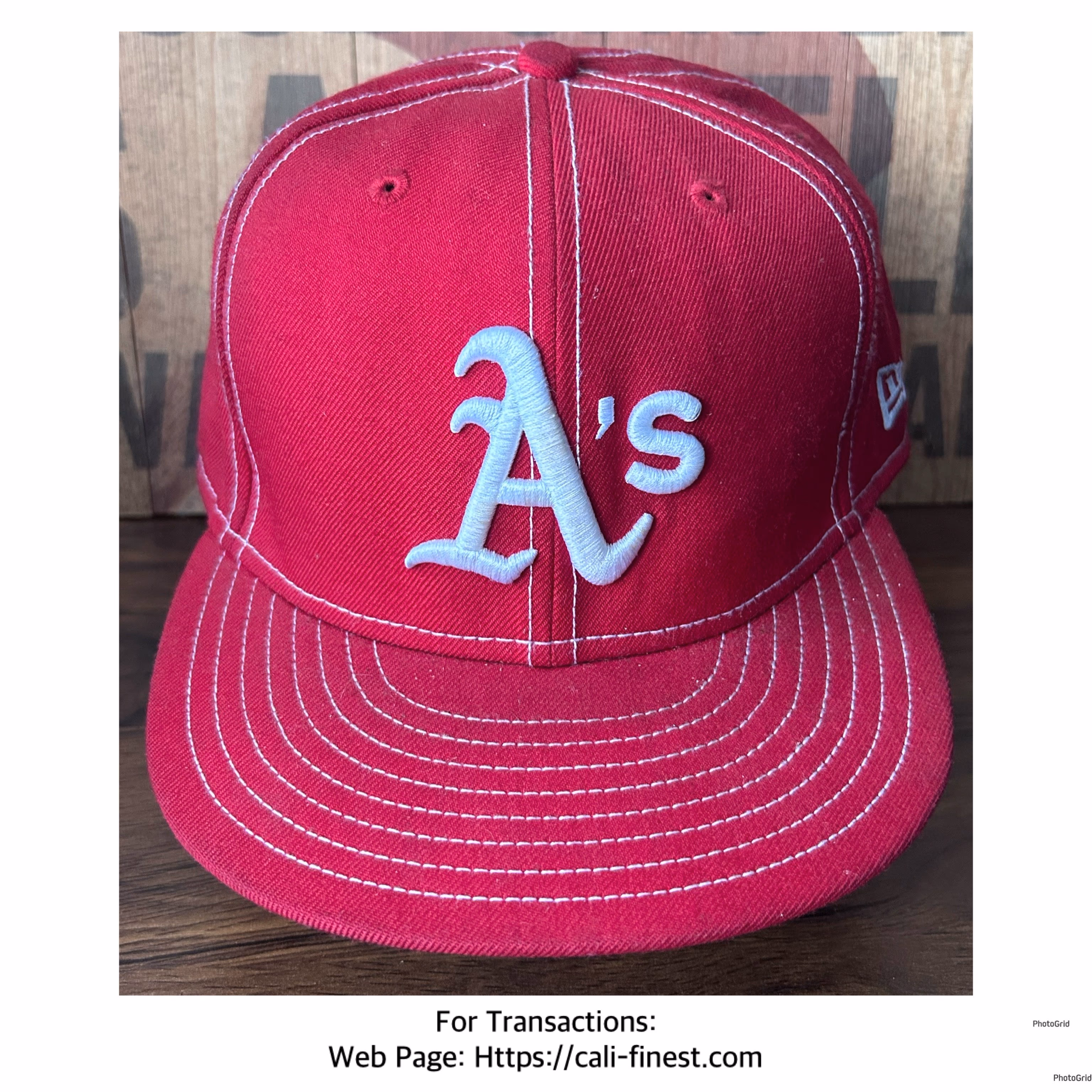 Oakland Athletics MLB 59fifty New Era fitted hat in Red