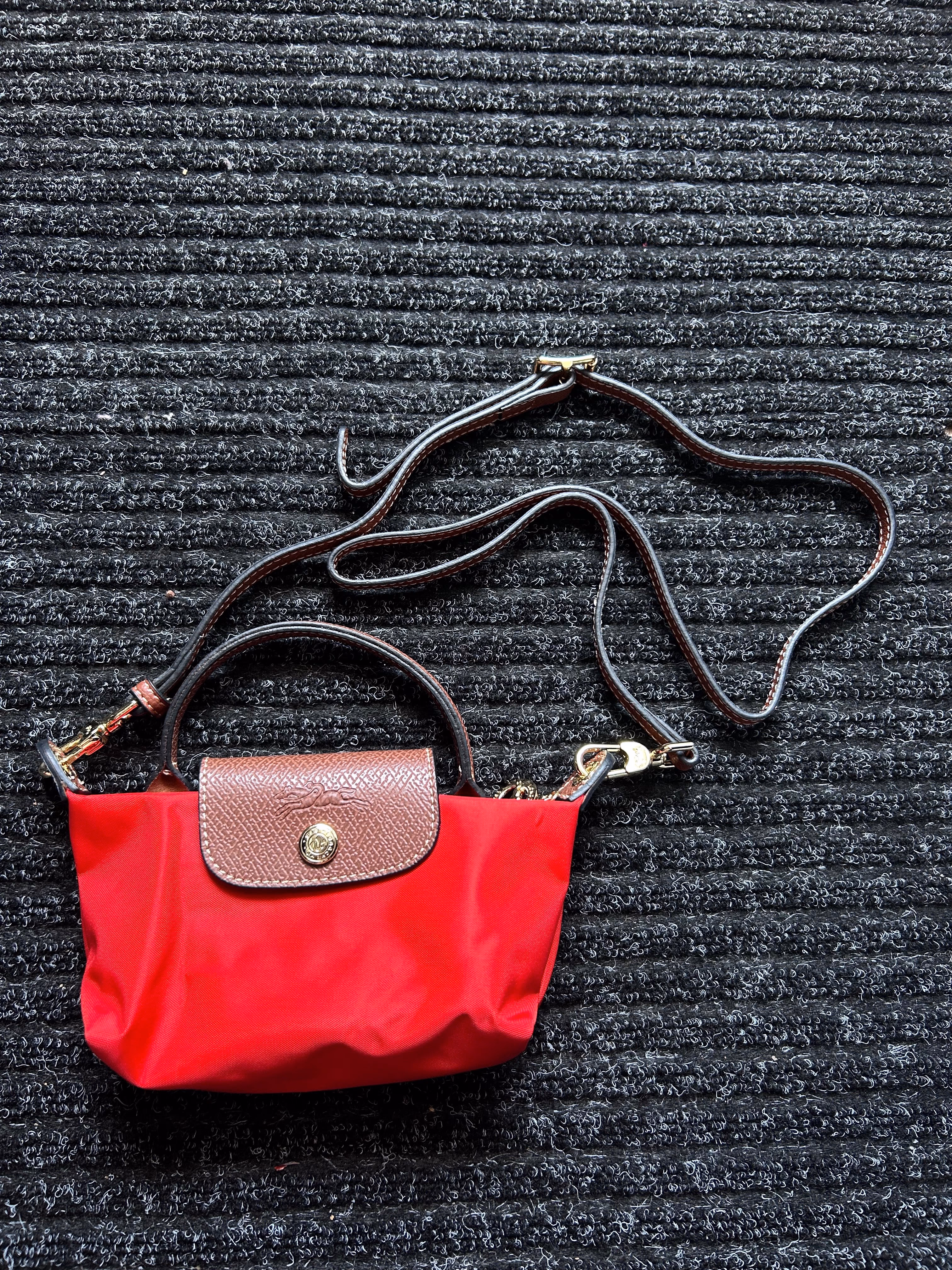 Longchamp Le Pliage Cuir Extra Pouch 