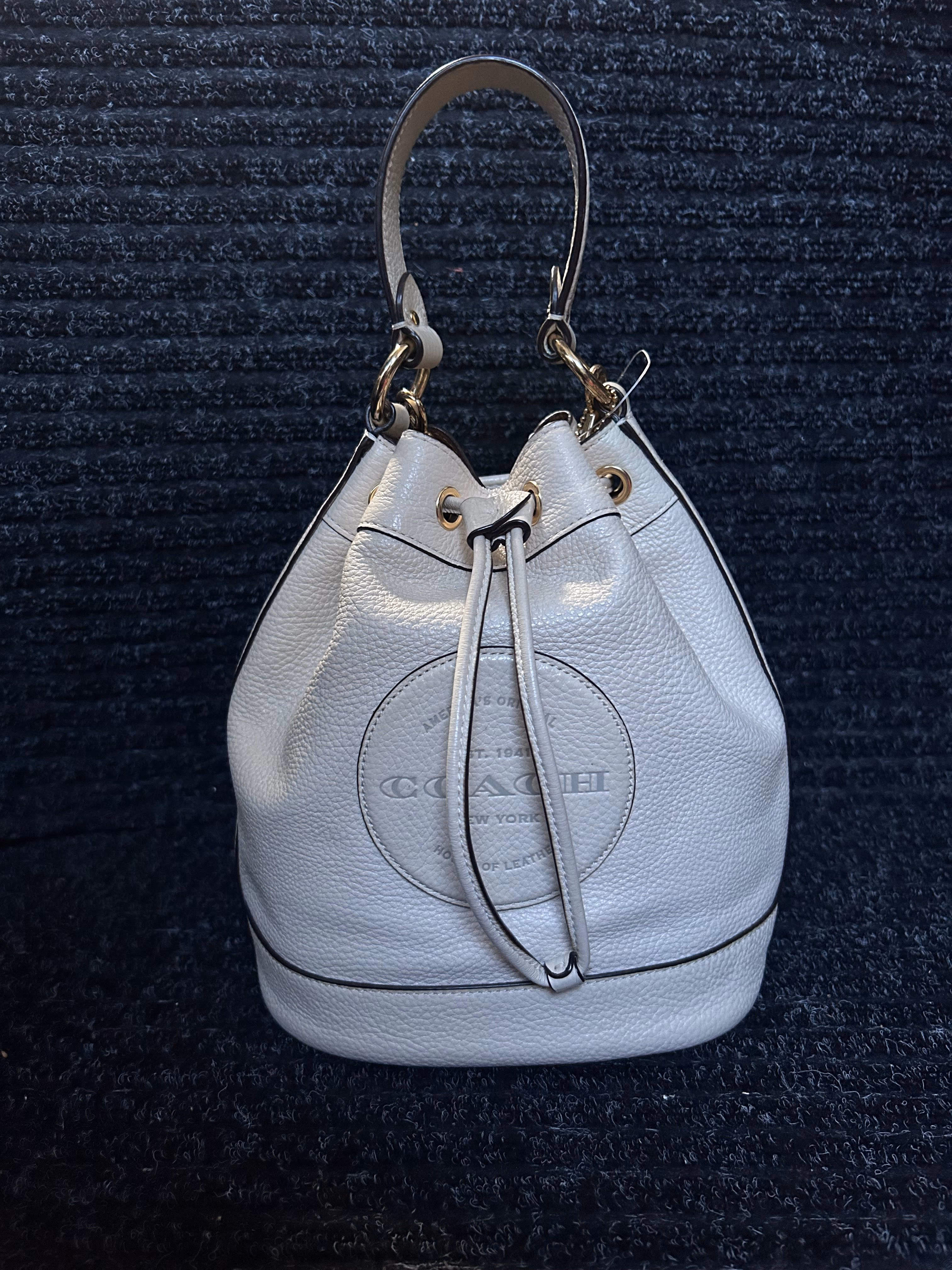Coach Dempsey Drawstring Bucket Bag