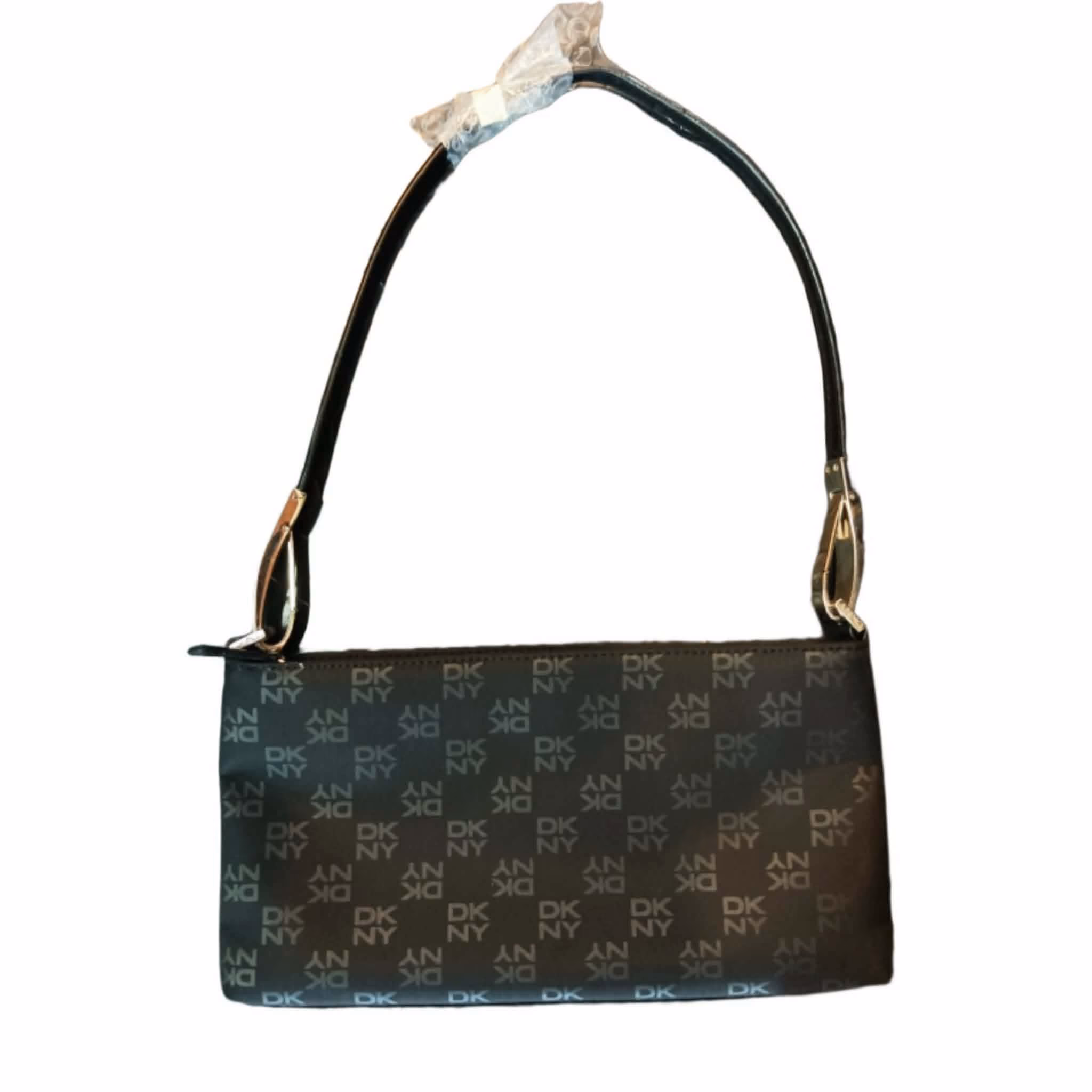 DKNY Y2K jacquard logo mini shoulder bag