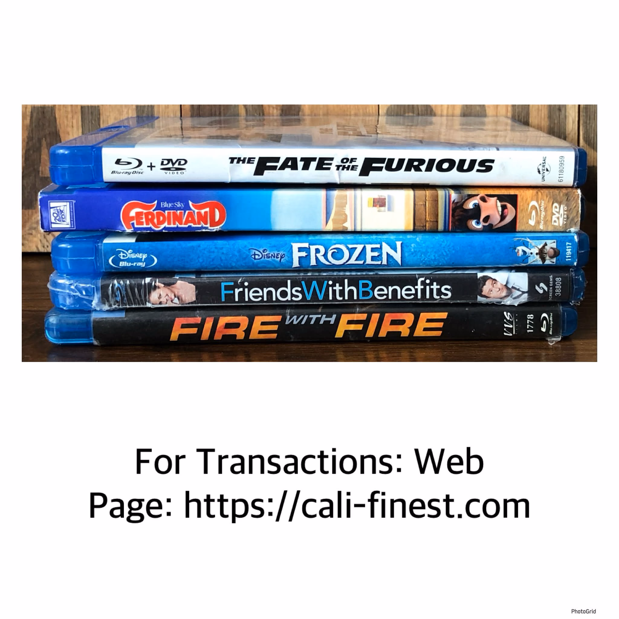 Blu-Ray Movies Title F Region A