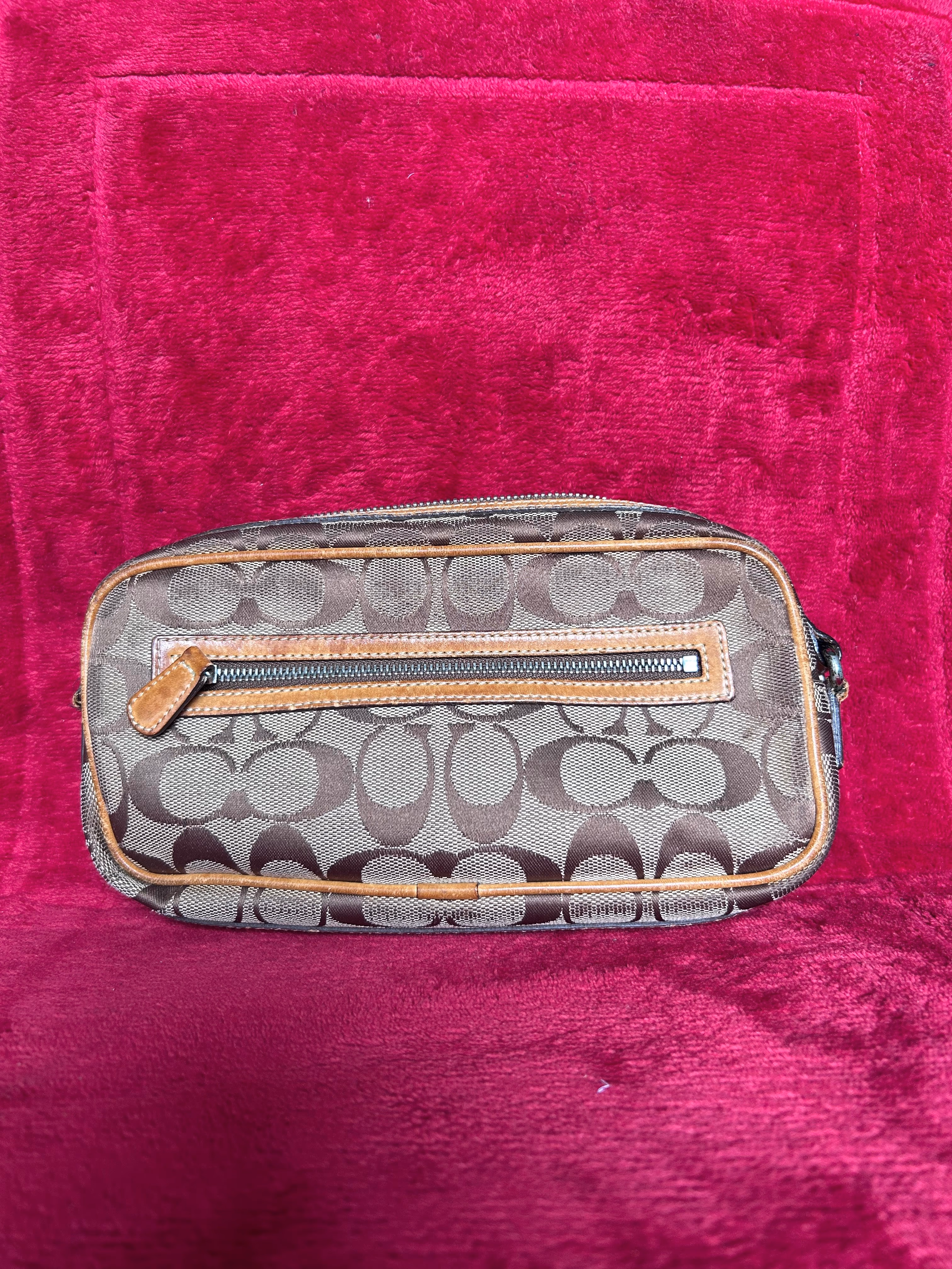 Vintage Coach Signature "West Swing" Camera Bag (Style No. 6616)