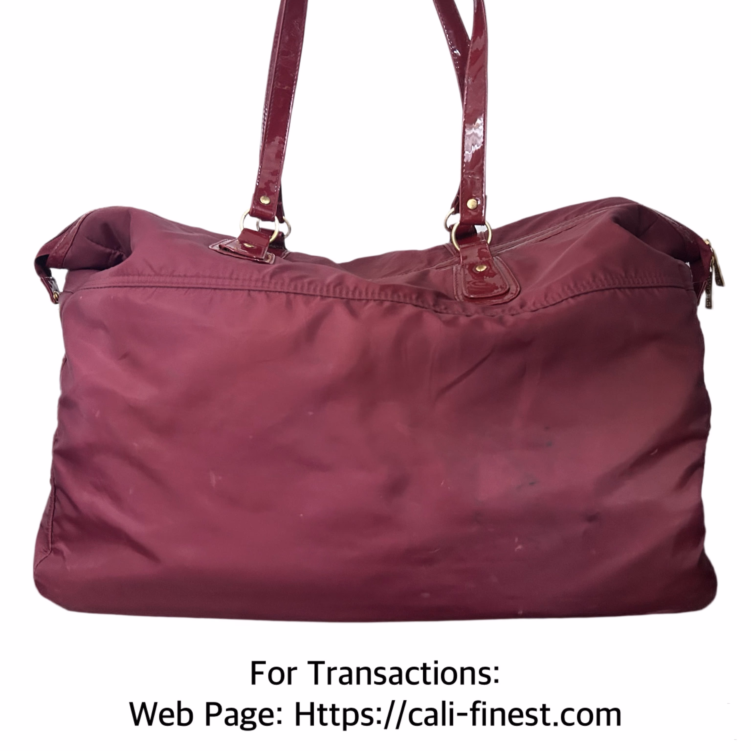 Estee Lauder Tote Red Gem Travel Bag Zip Lock